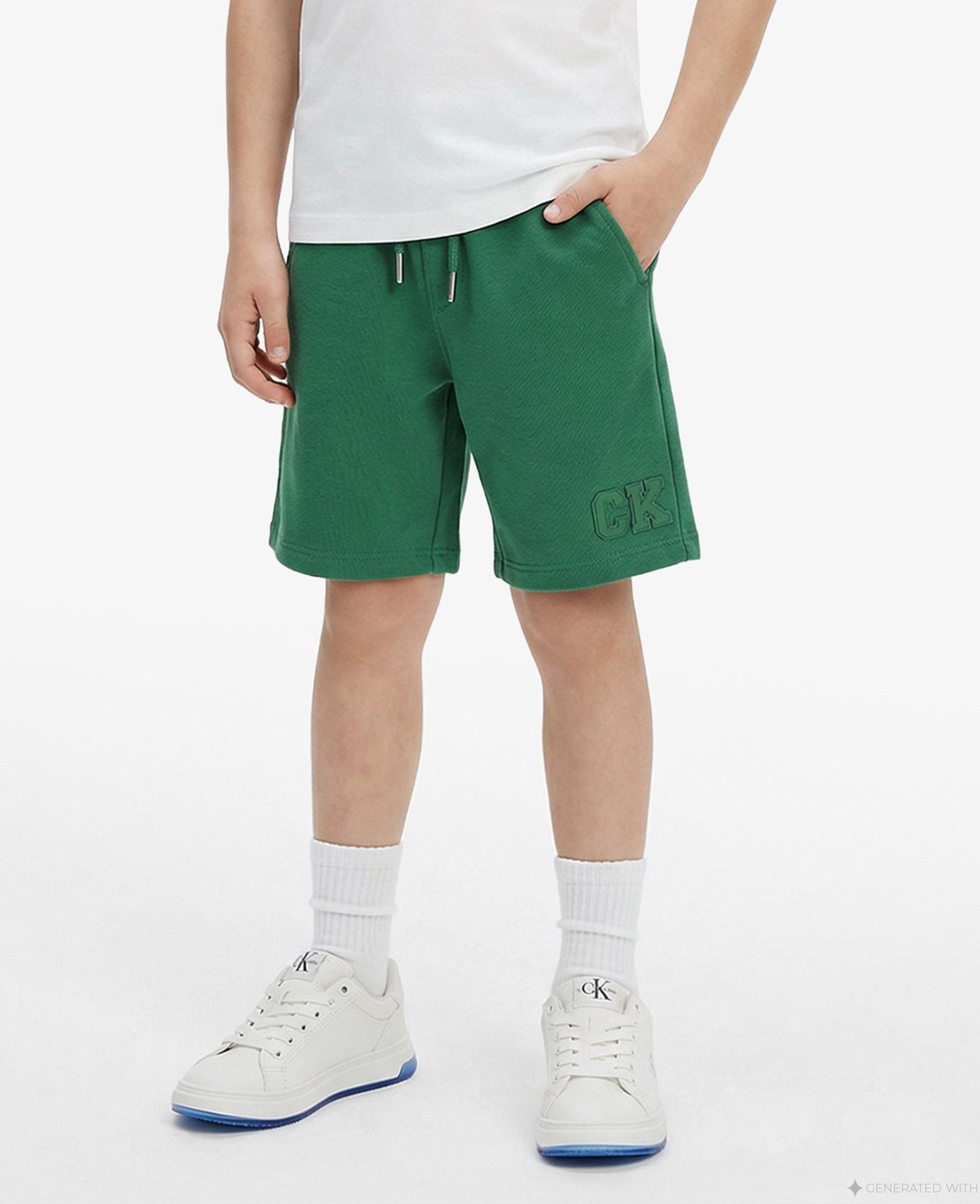 Calvin Klein Relaxed Çocuk Yeşil Şort