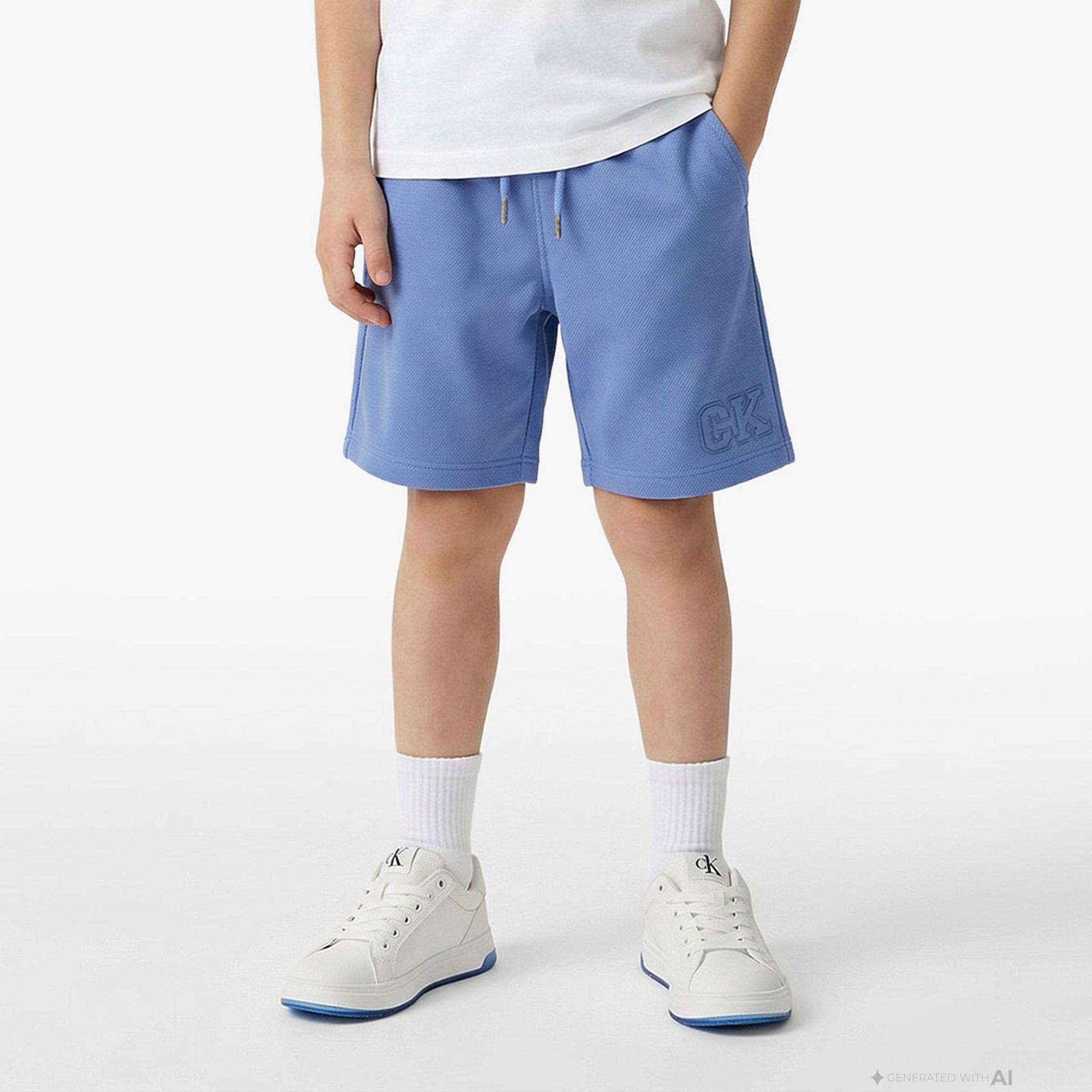 Calvin Klein Relaxed Çocuk Mavi Şort