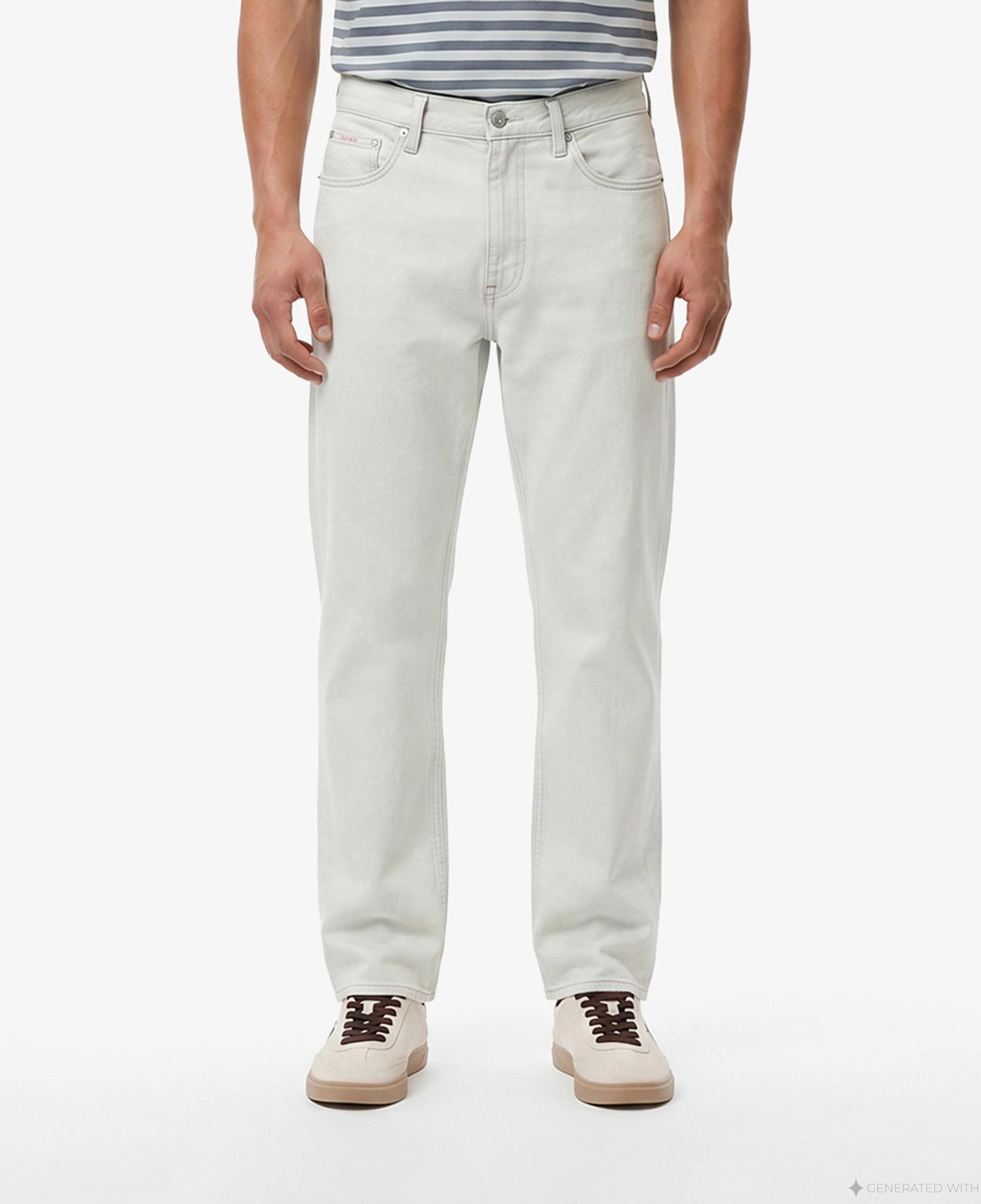 Calvin Klein Baggy Bleachout 205 Erkek Mavi Jean