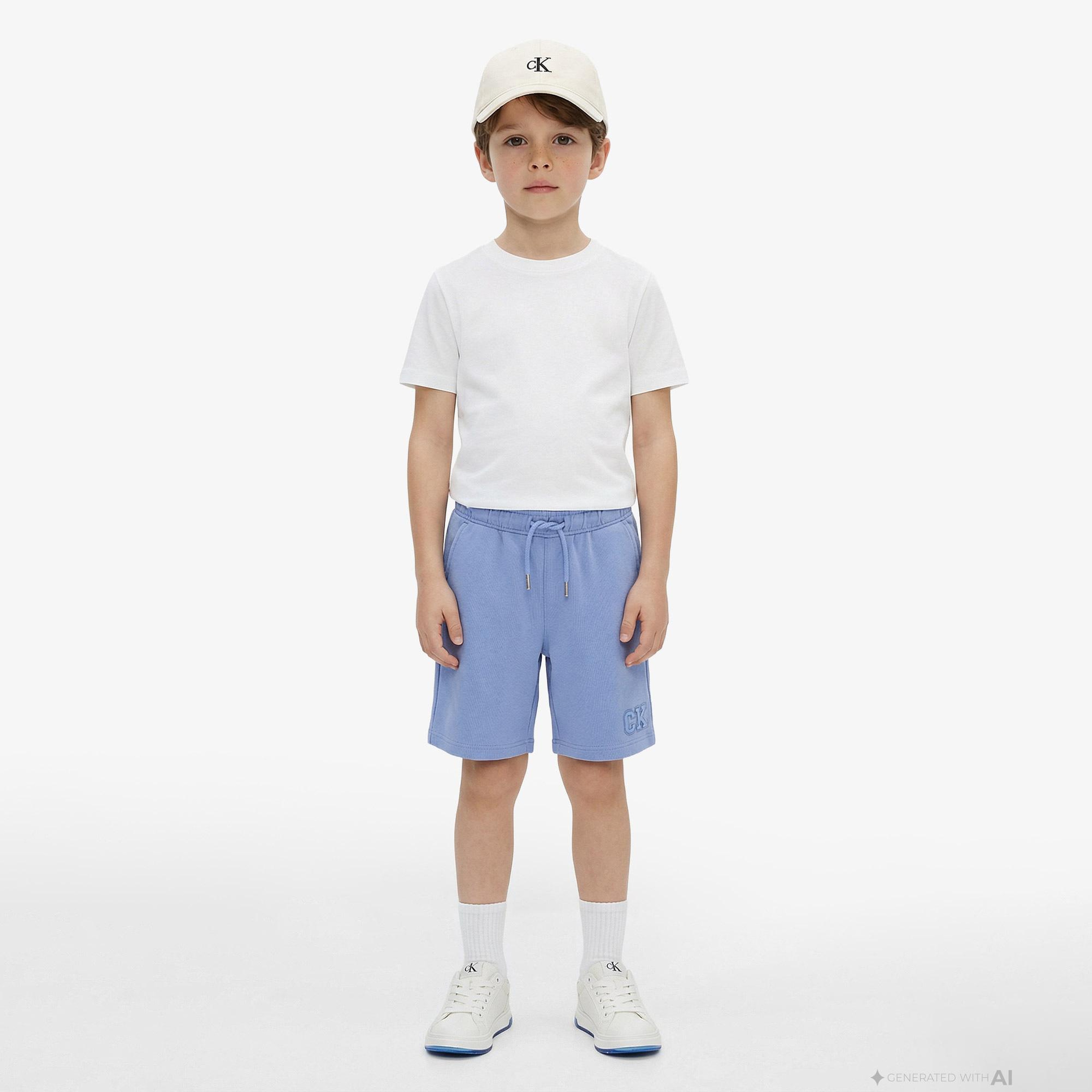 Calvin Klein Relaxed Çocuk Mavi Şort