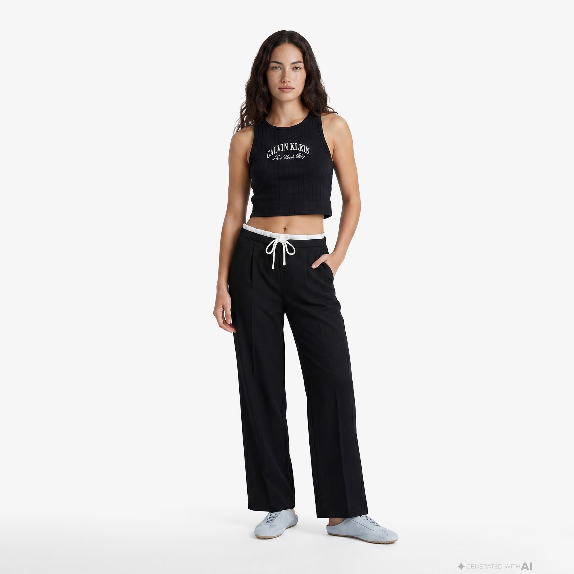 Calvin Klein Unlined Kadın Siyah Spor Sütyeni