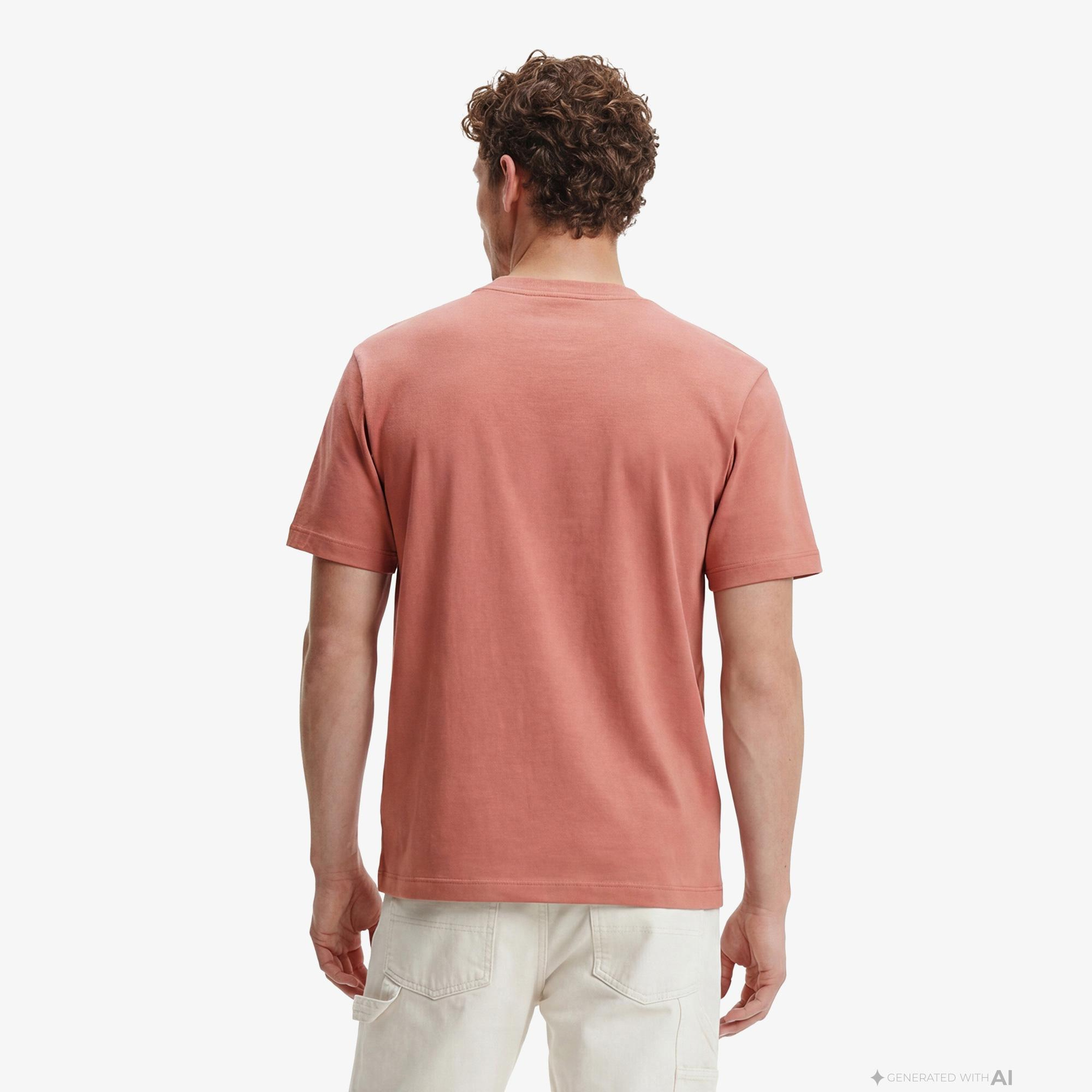 Calvin Klein 20S College Graphic Erkek Kahverengi T-Shirt