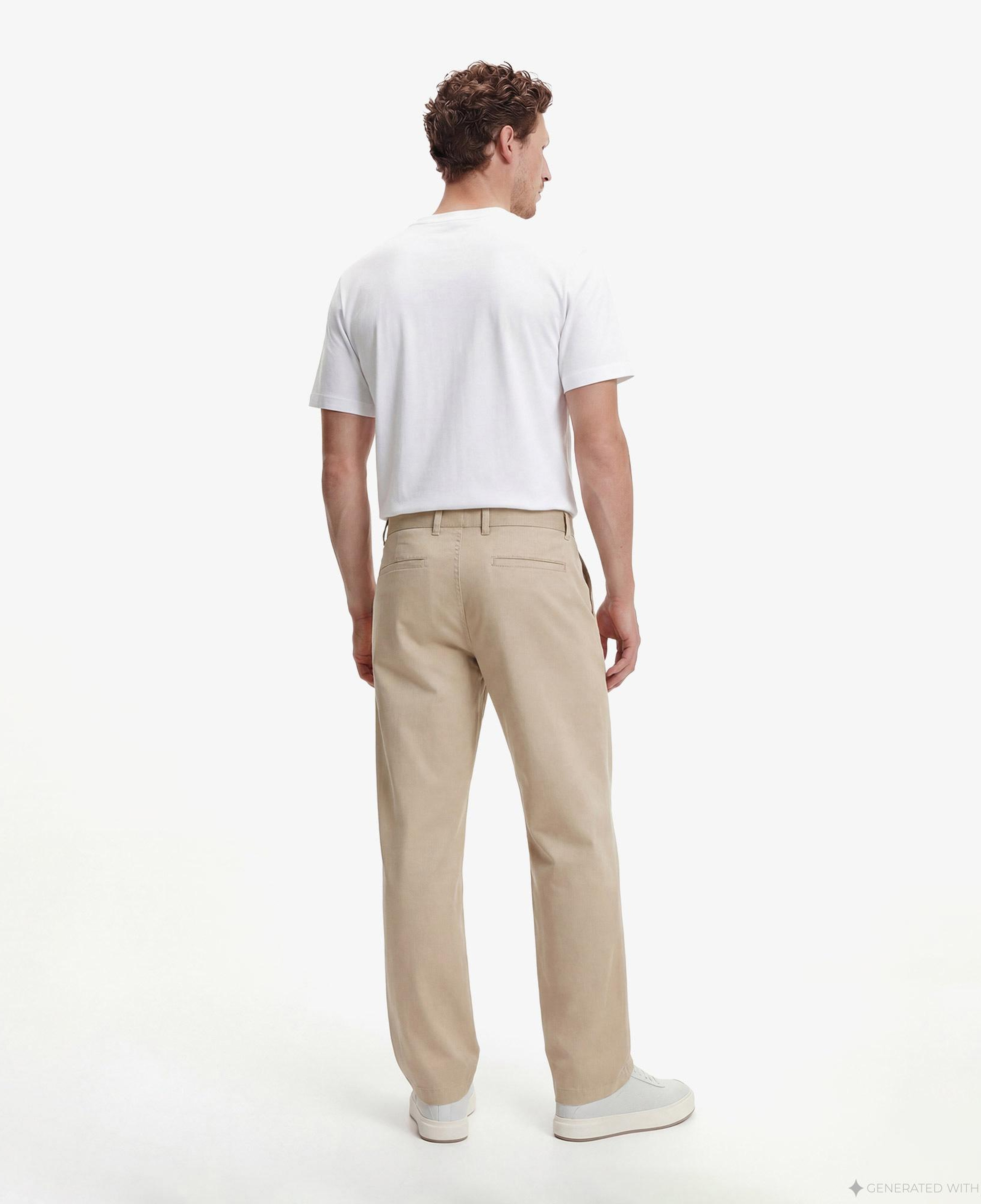 Calvin Klein 90S Straight Twill Comfort Erkek Kahverengi Pantolon