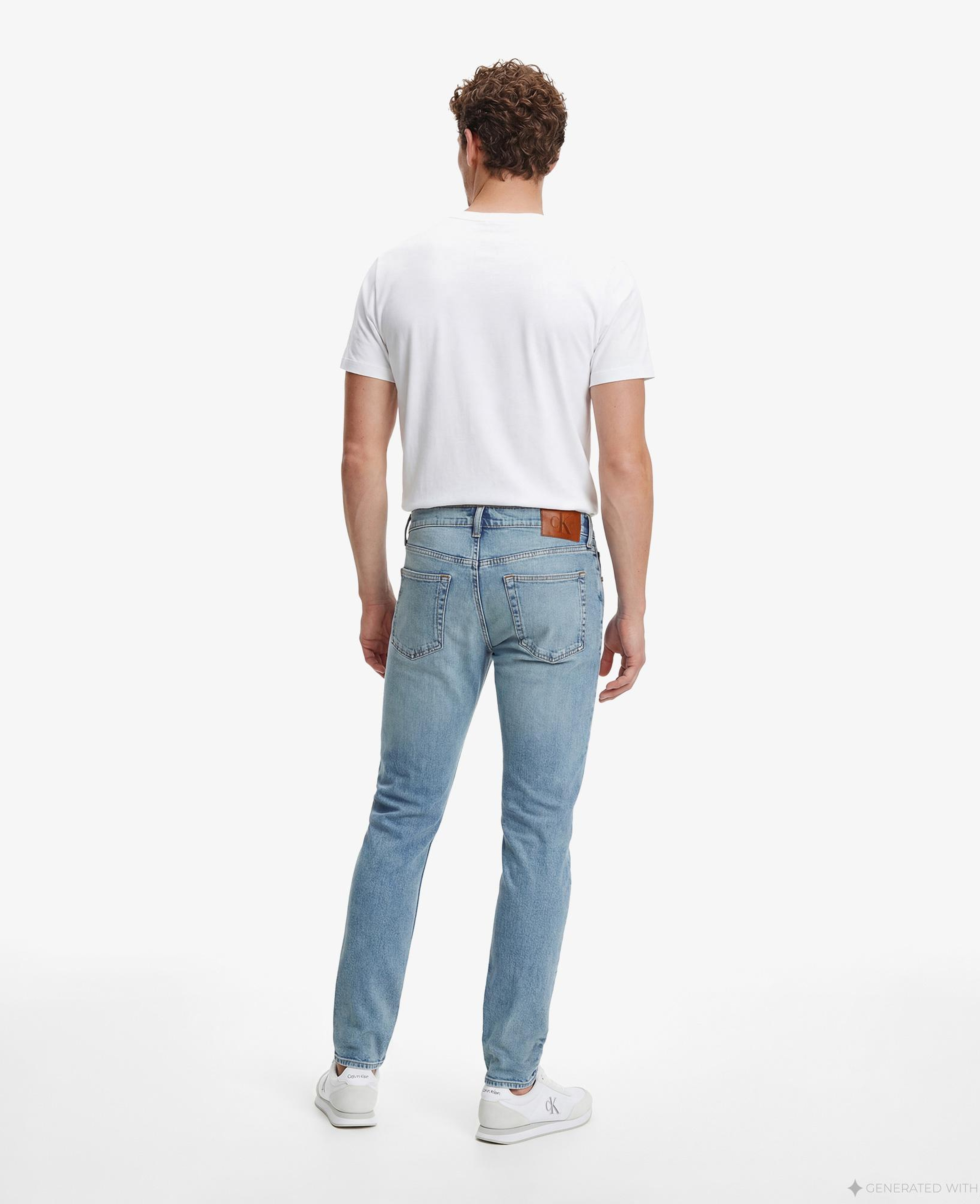 Calvin Klein Slim Taper Dispatcher Erkek Mavi Jean