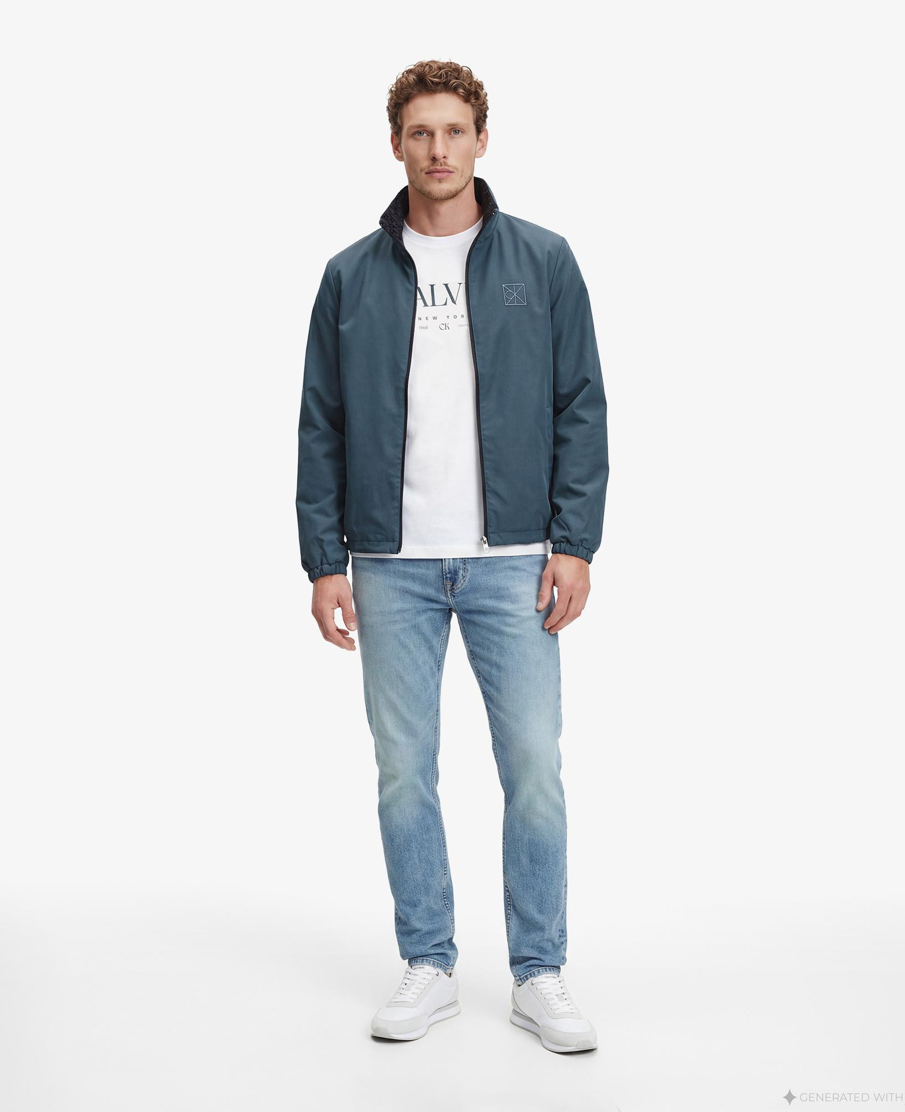 Calvin Klein Slim Taper Dispatcher Erkek Mavi Jean