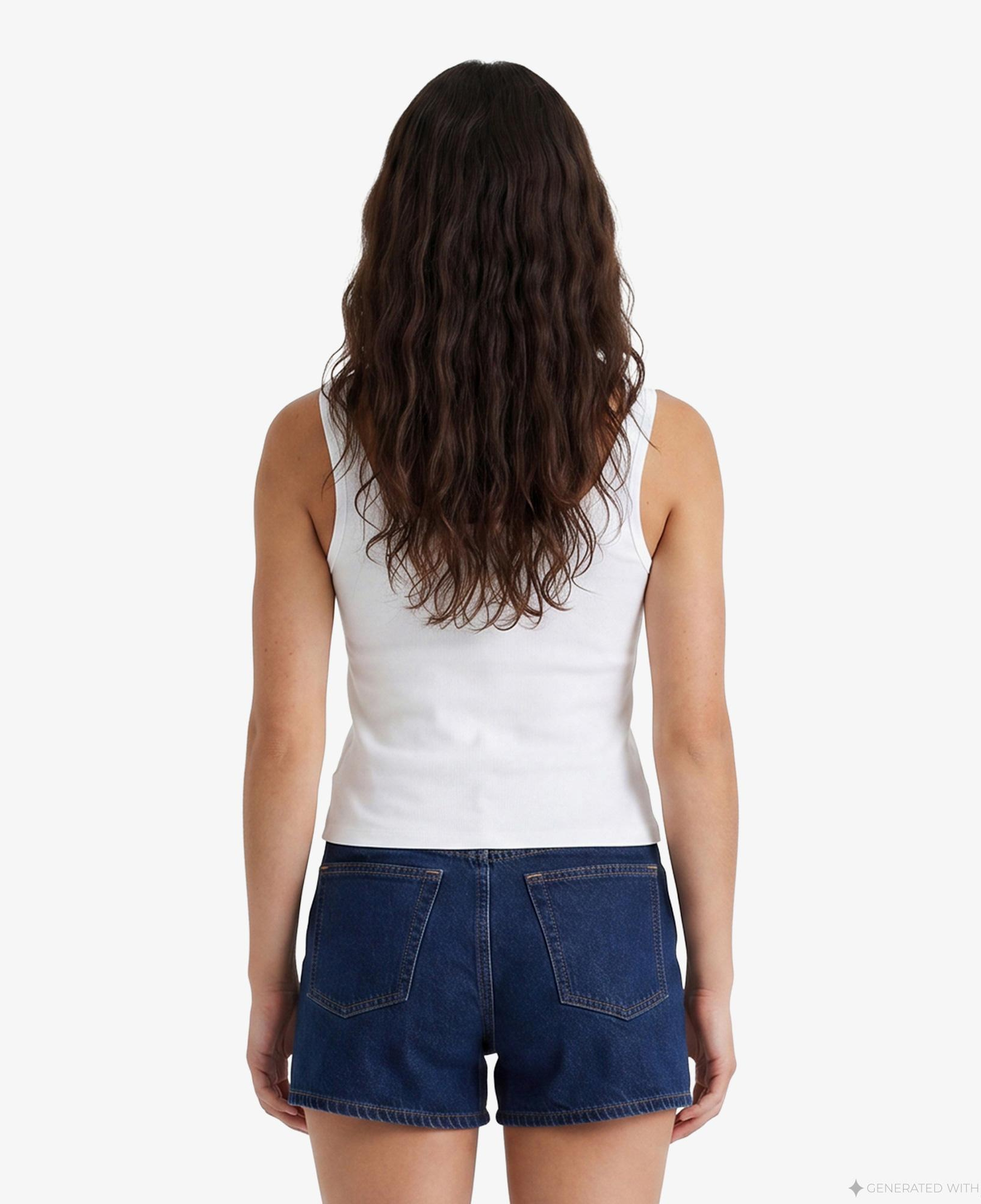 Calvin Klein Graphic Tank Kadın Beyaz Atlet