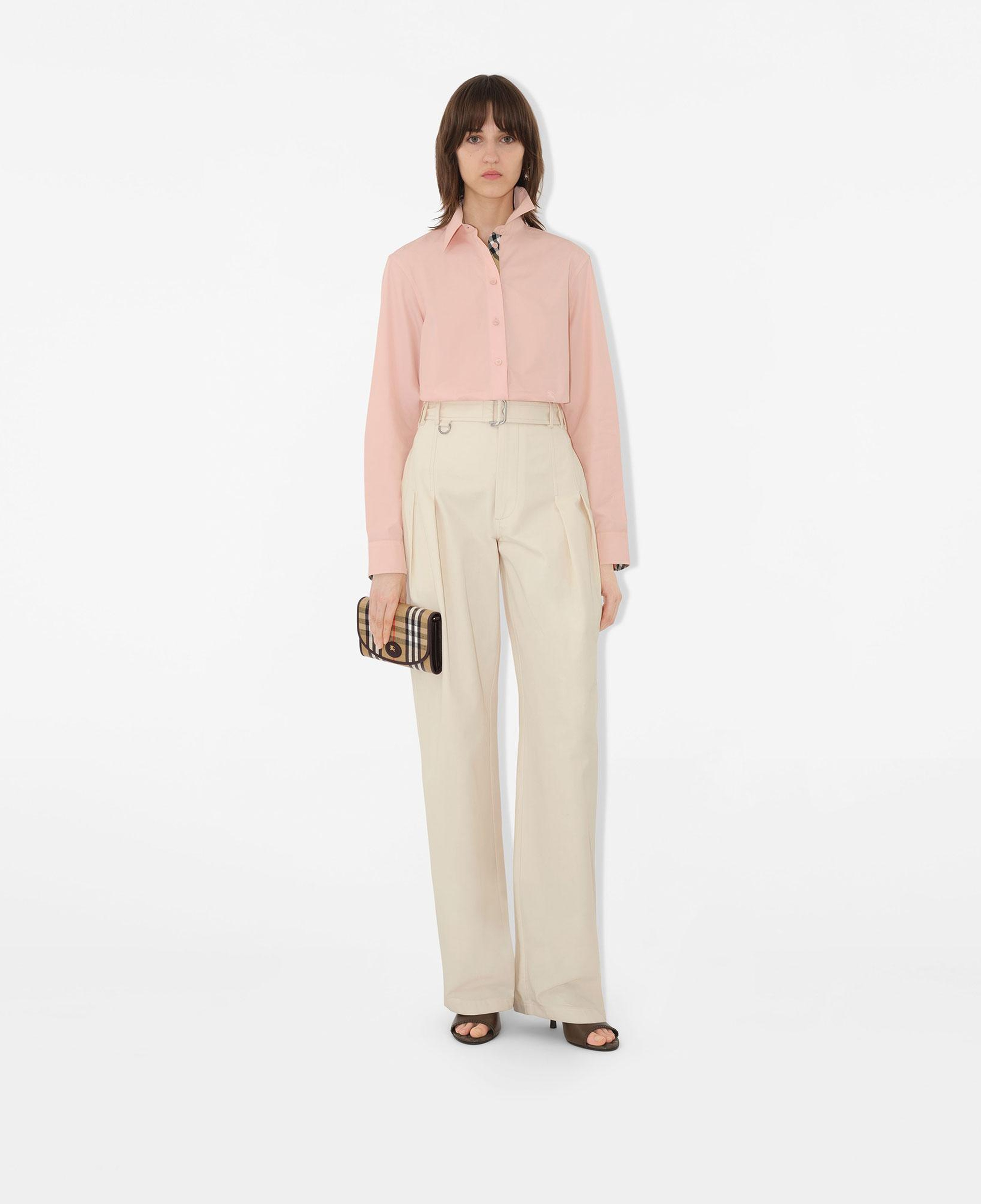 Burberry Highlands Woc Kadın Bej Keten Cüzdan