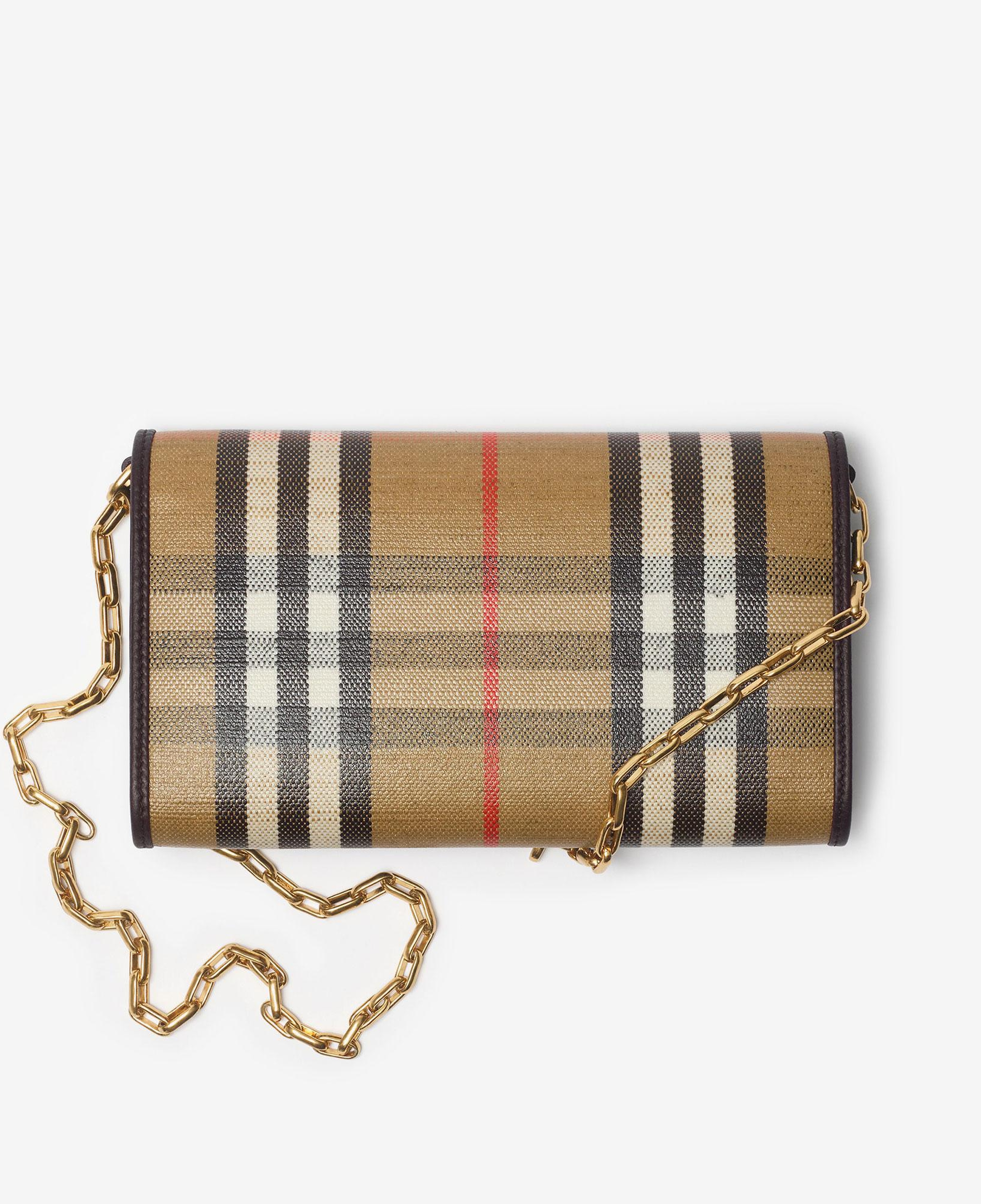 Burberry Highlands Woc Kadın Bej Keten Cüzdan