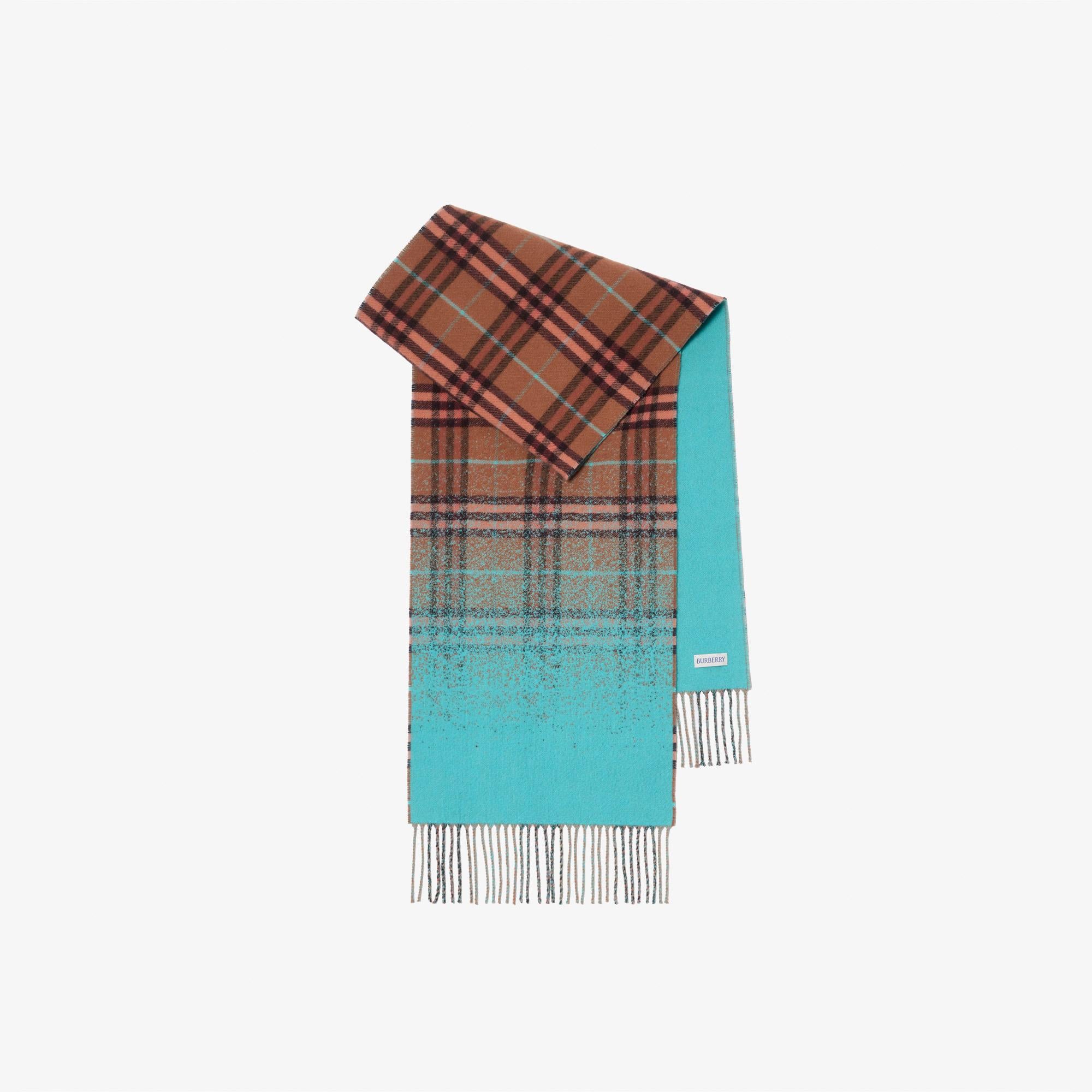 Burberry Gradıent Check Kadın Turuncu Atkı