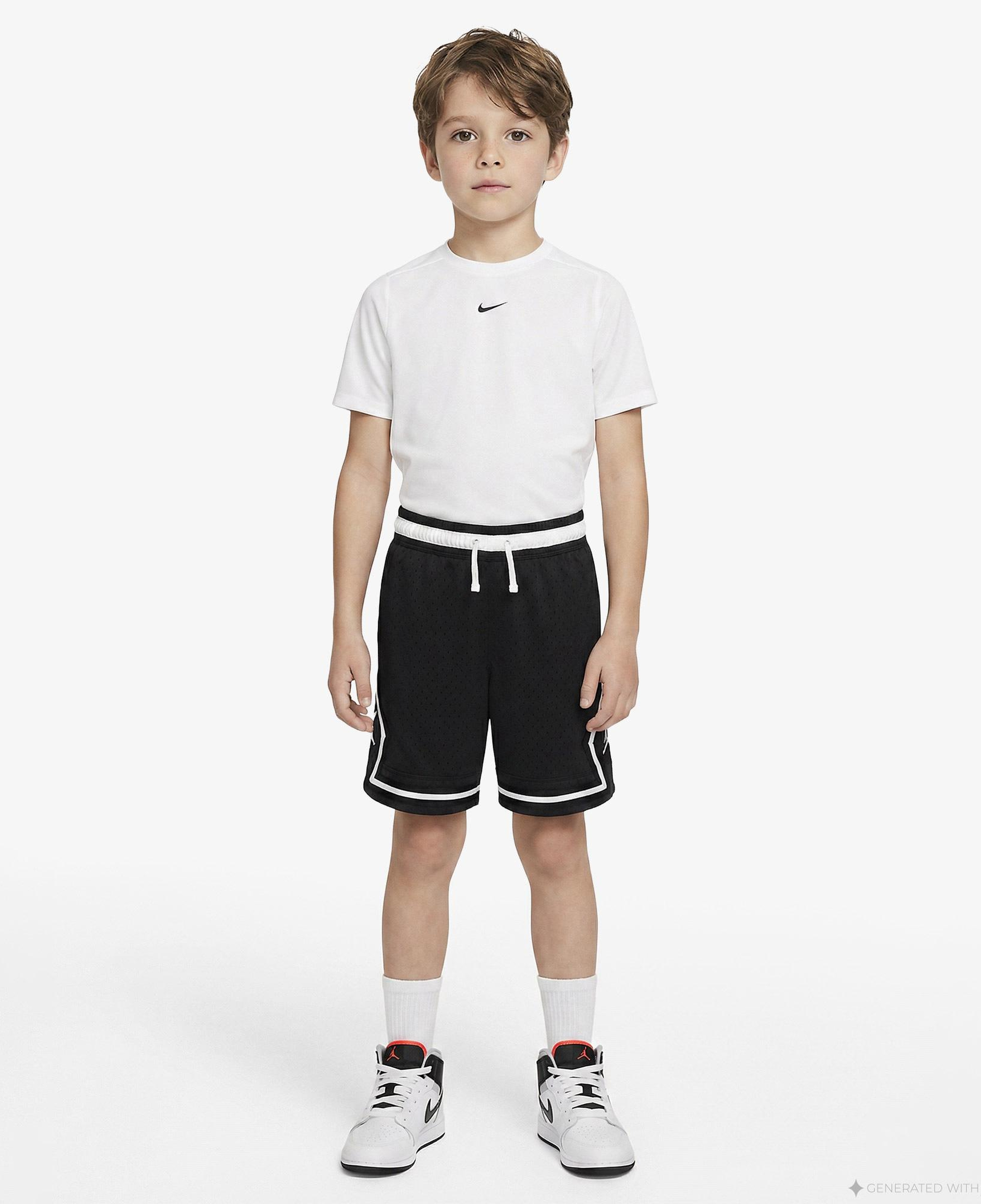 Jordan Jdb MJ Sport Diamond Short Çocuk Siyah Dri-Fit Şort