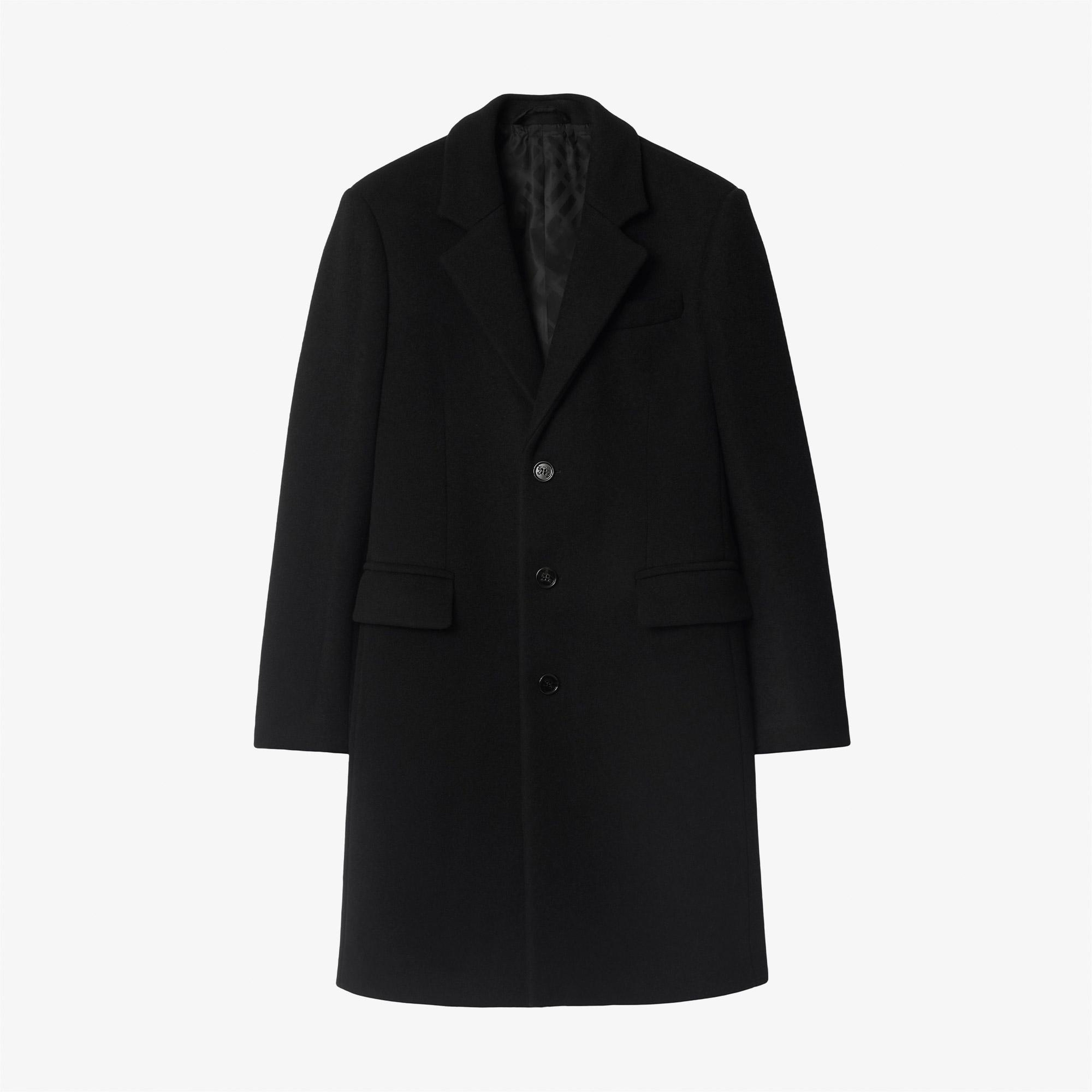 Burberry Beverley Erkek Siyah Kaban