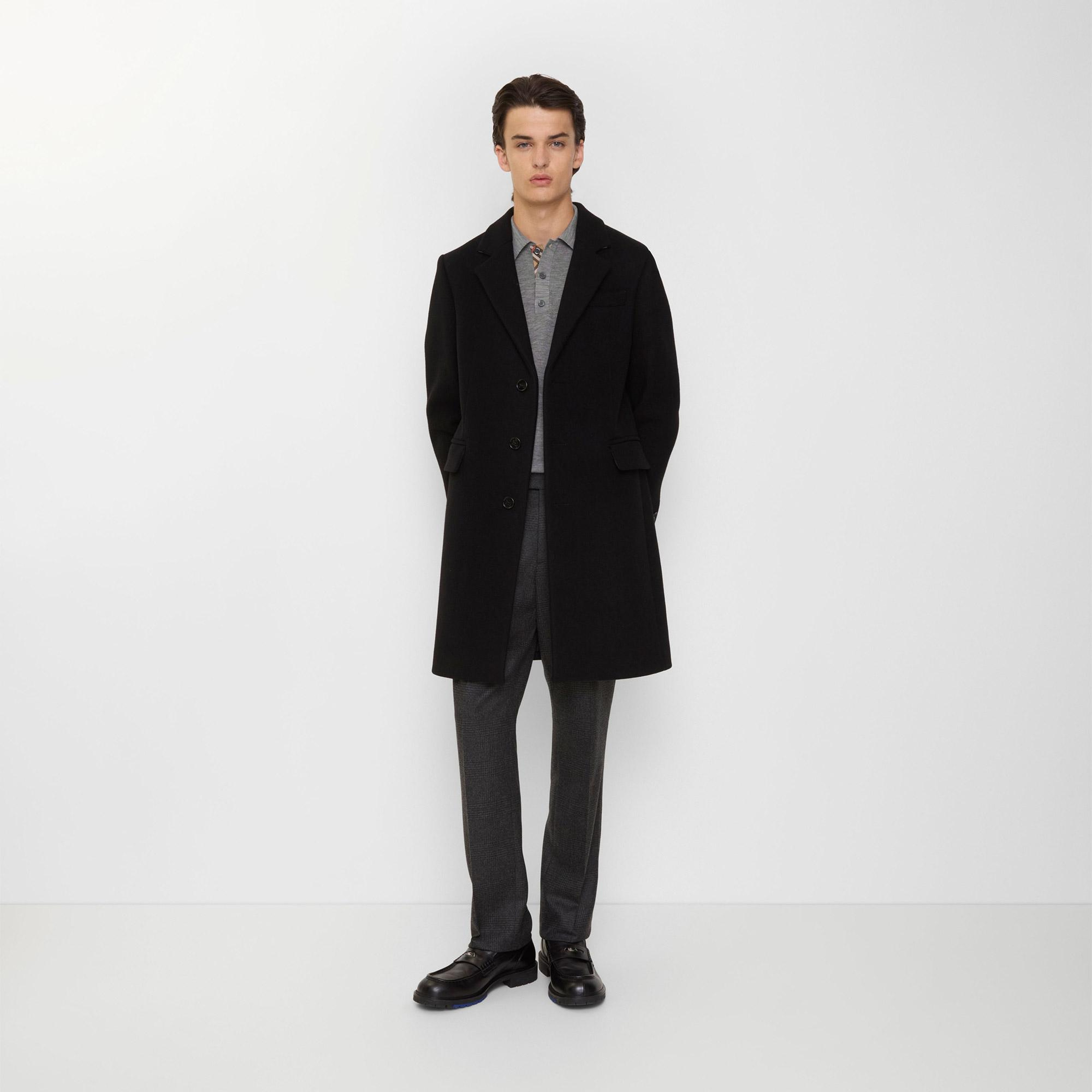 Burberry Beverley Erkek Siyah Kaban