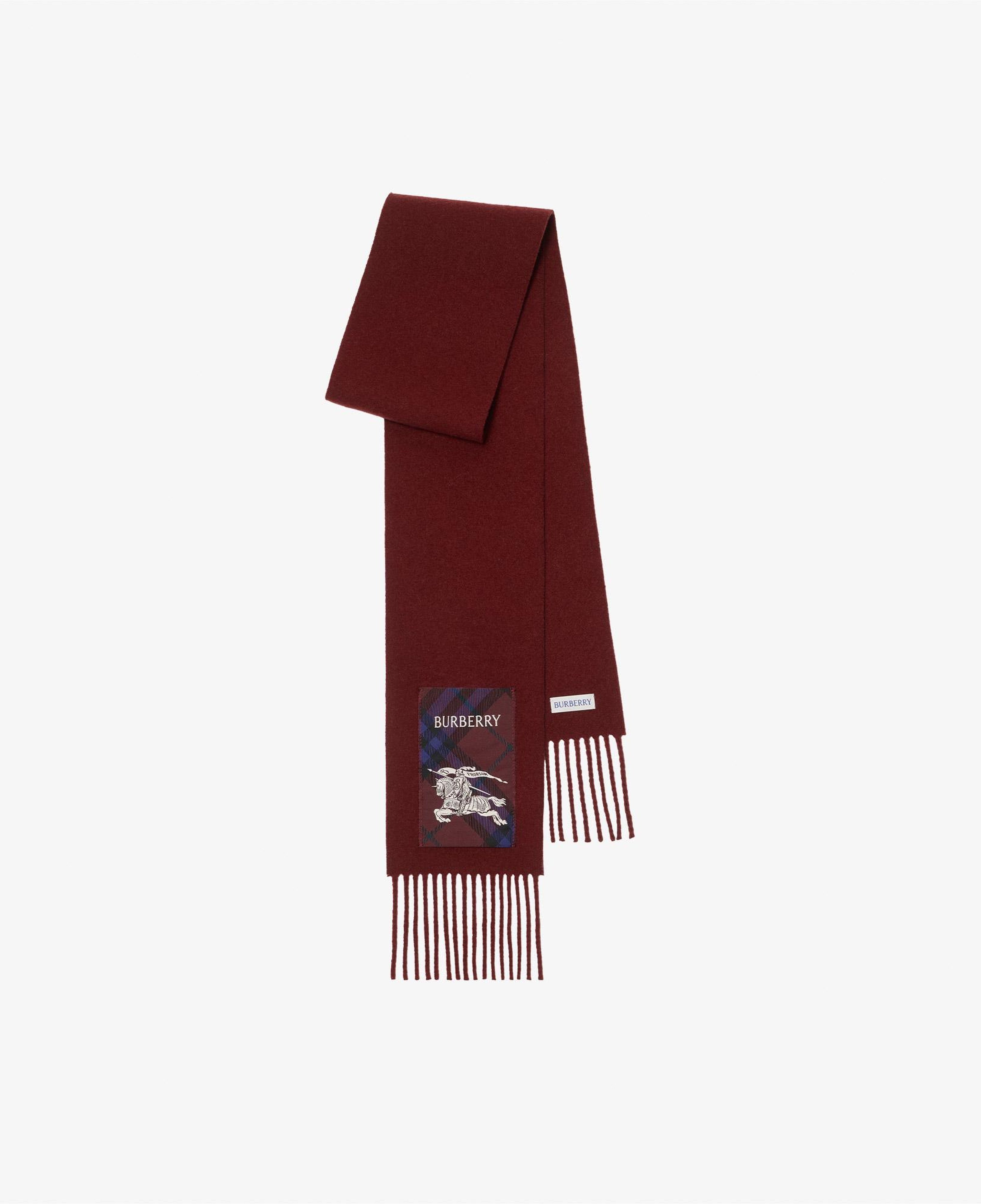 Burberry Solid Label Kadın Bordo Atkı