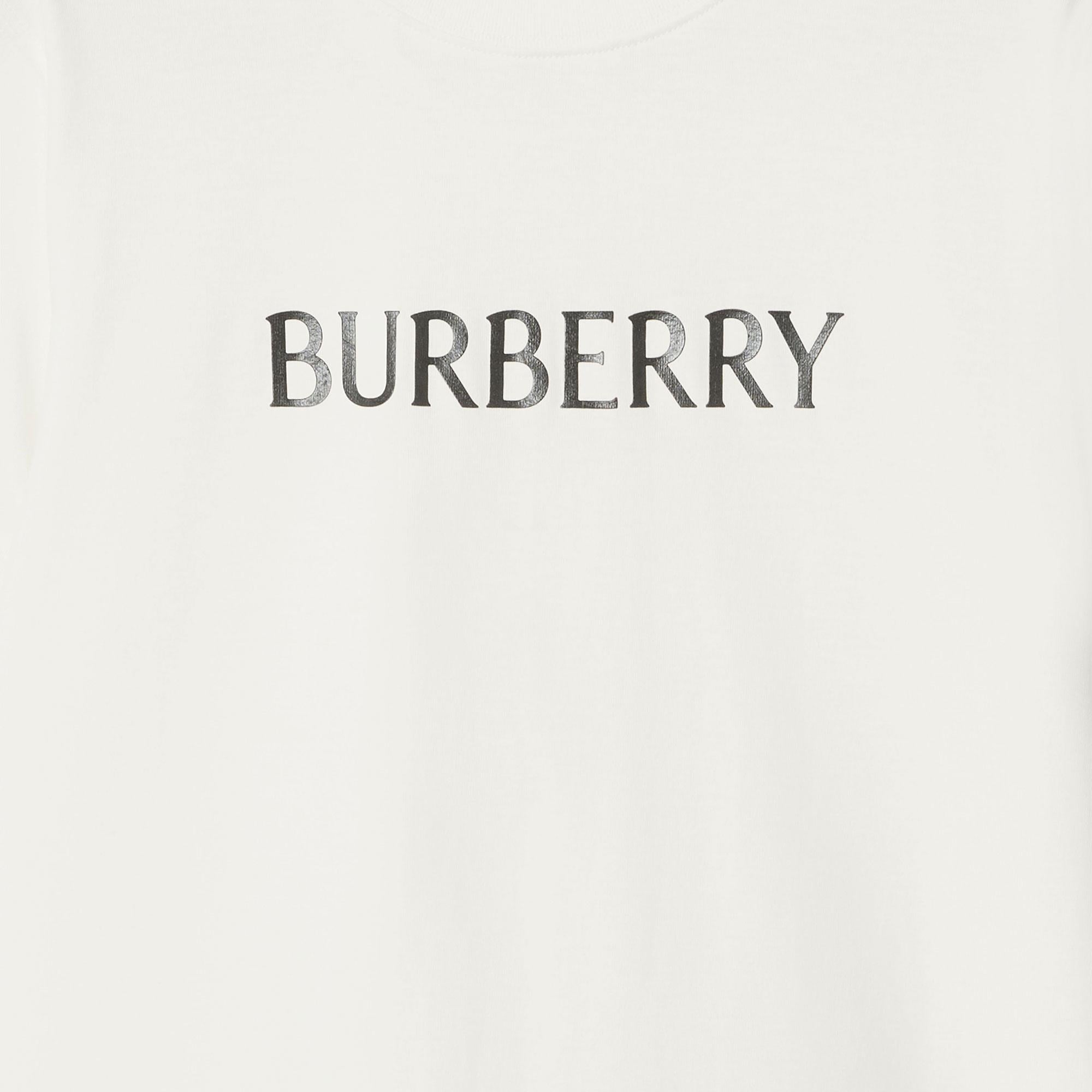 Burberry Seth Erkek Beyaz Tişört