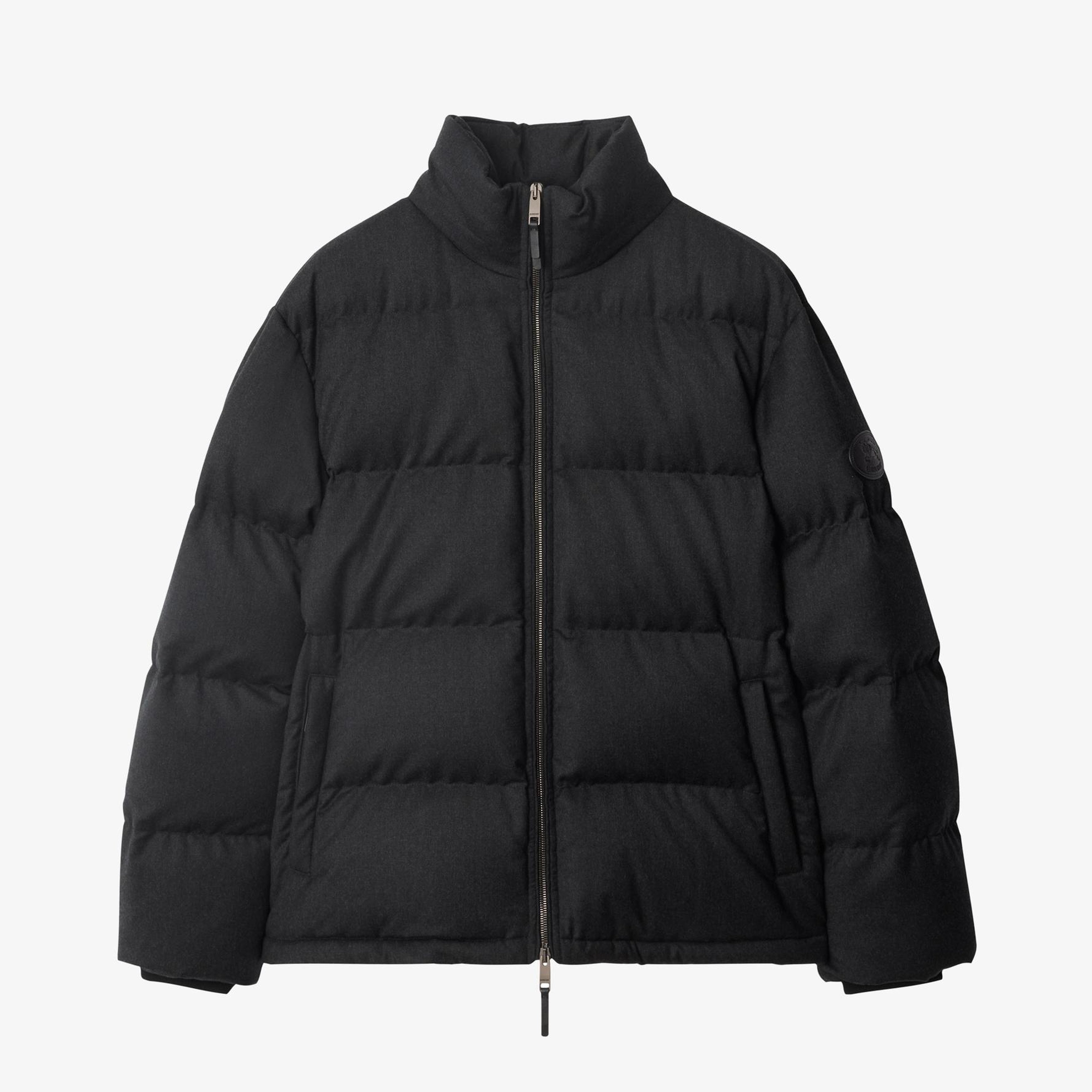 Burberry Snowdon Erkek Gri Mont