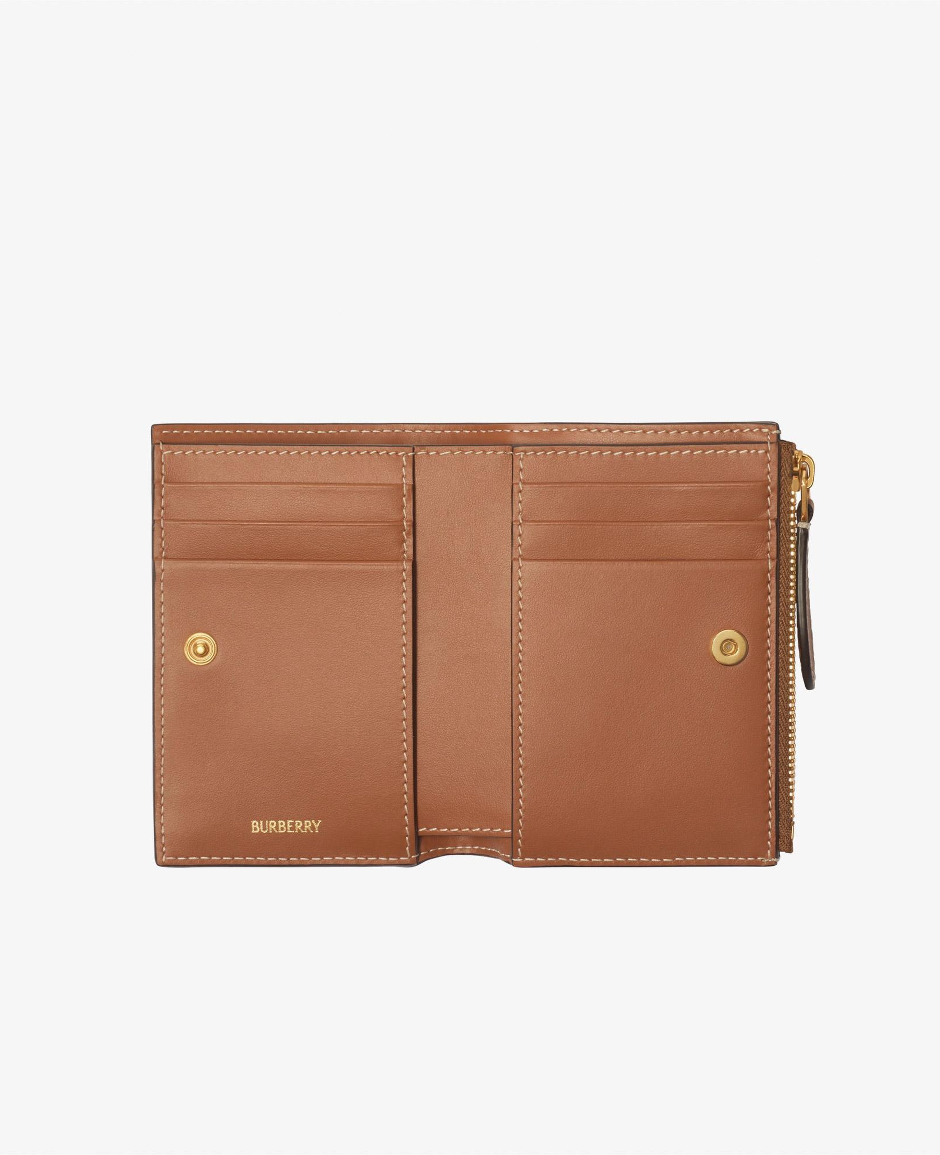 Burberry Small Check Bifold Kadın Bej Cüzdan