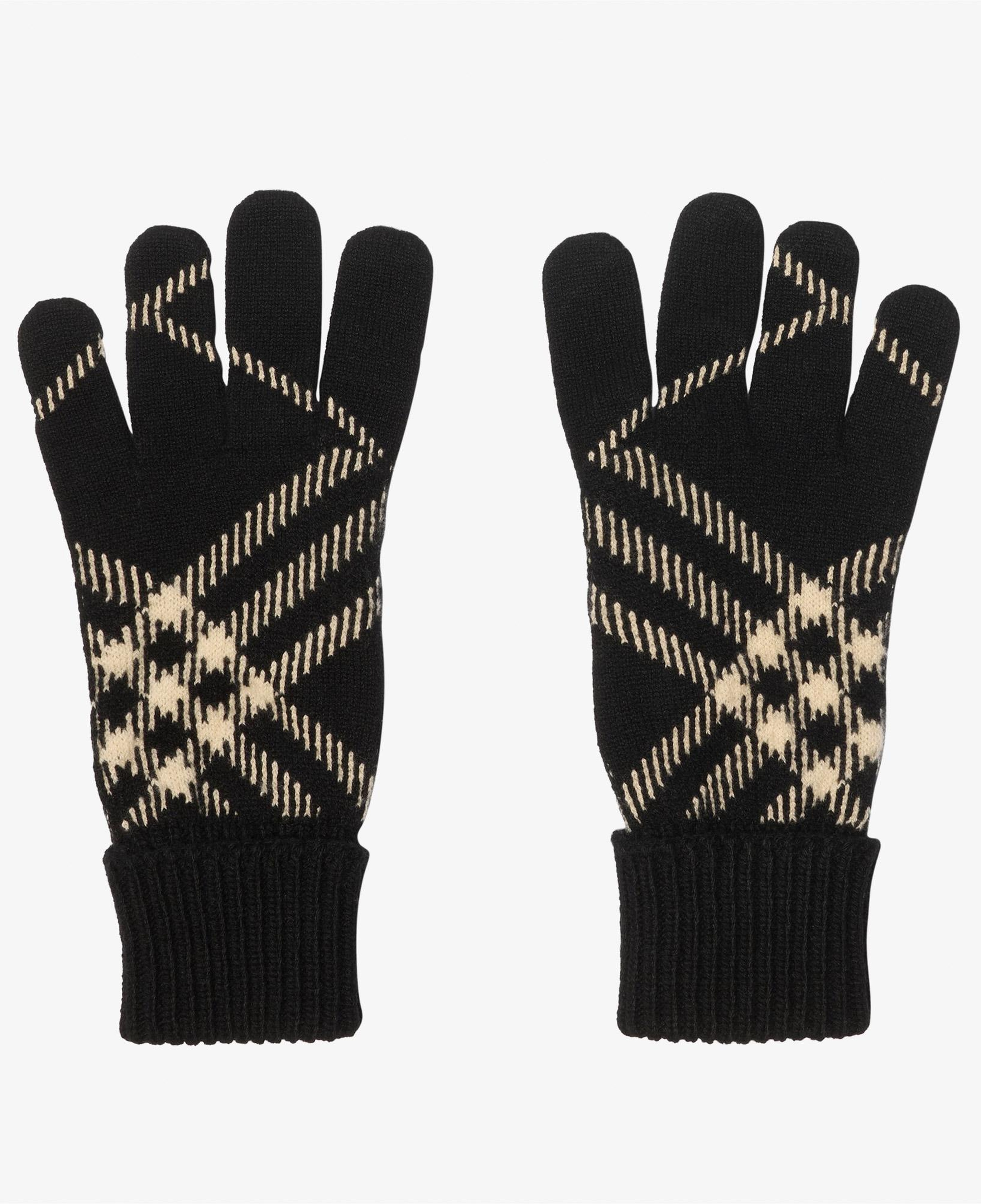 Burberry Core Check Erkek Siyah Eldiven