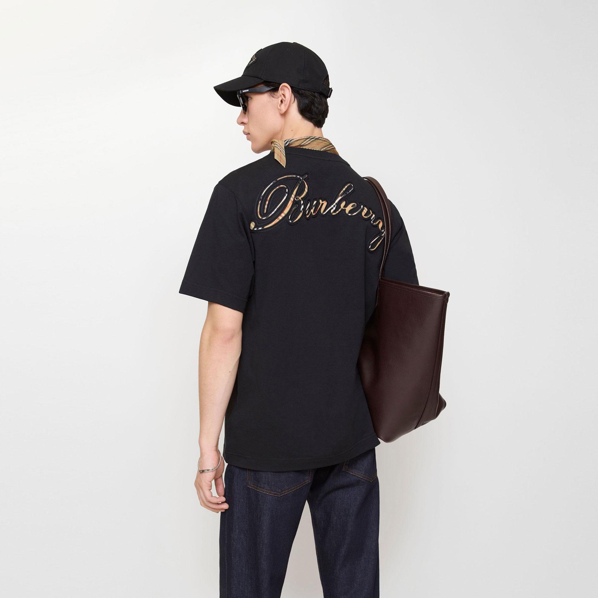 Burberry Ryan Erkek Siyah Tişört