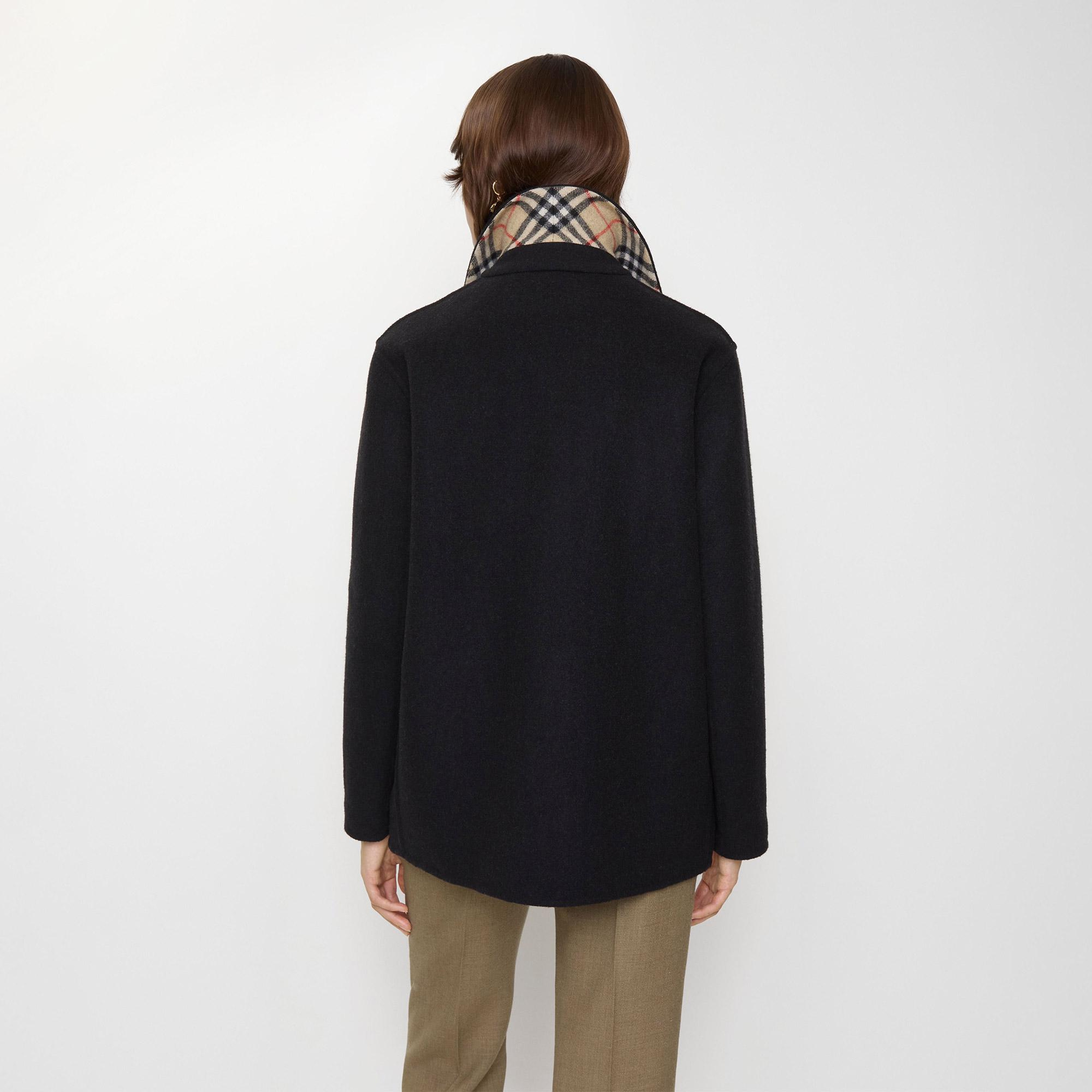 Burberry Lancashire Kadın Siyah Mont