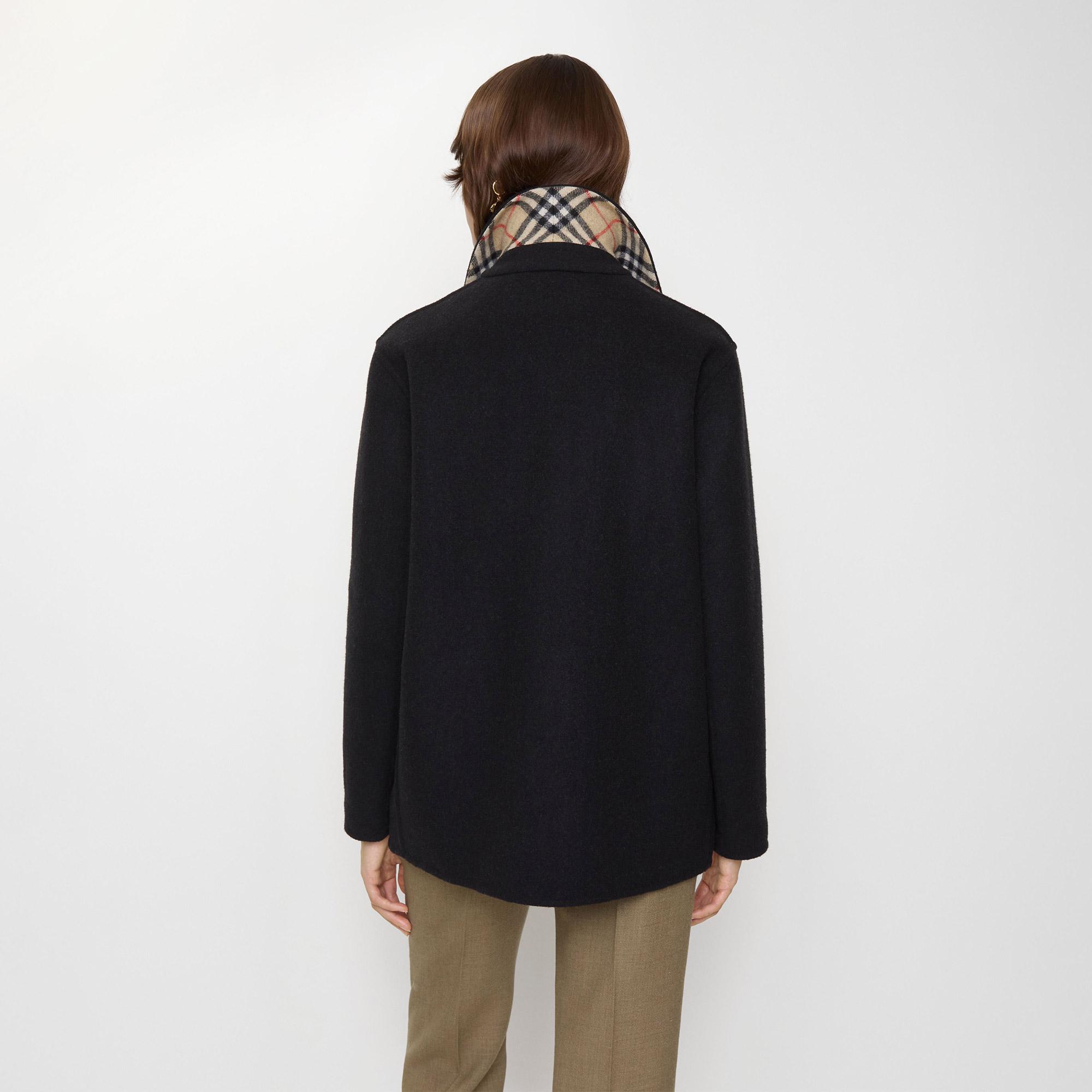 Burberry Lancashire Kadın Siyah Mont