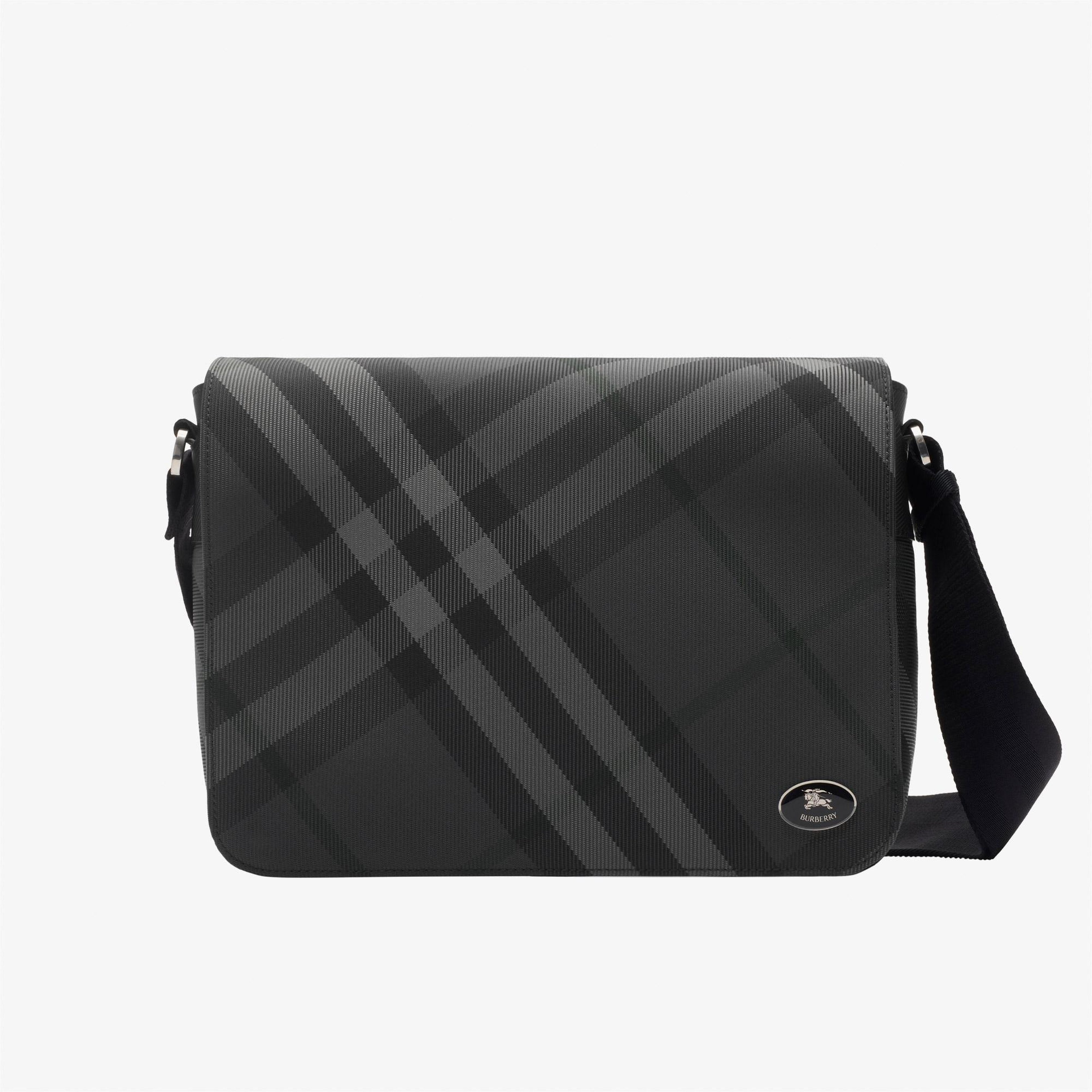 Burberry Heritage Messenger Erkek Gri Çanta