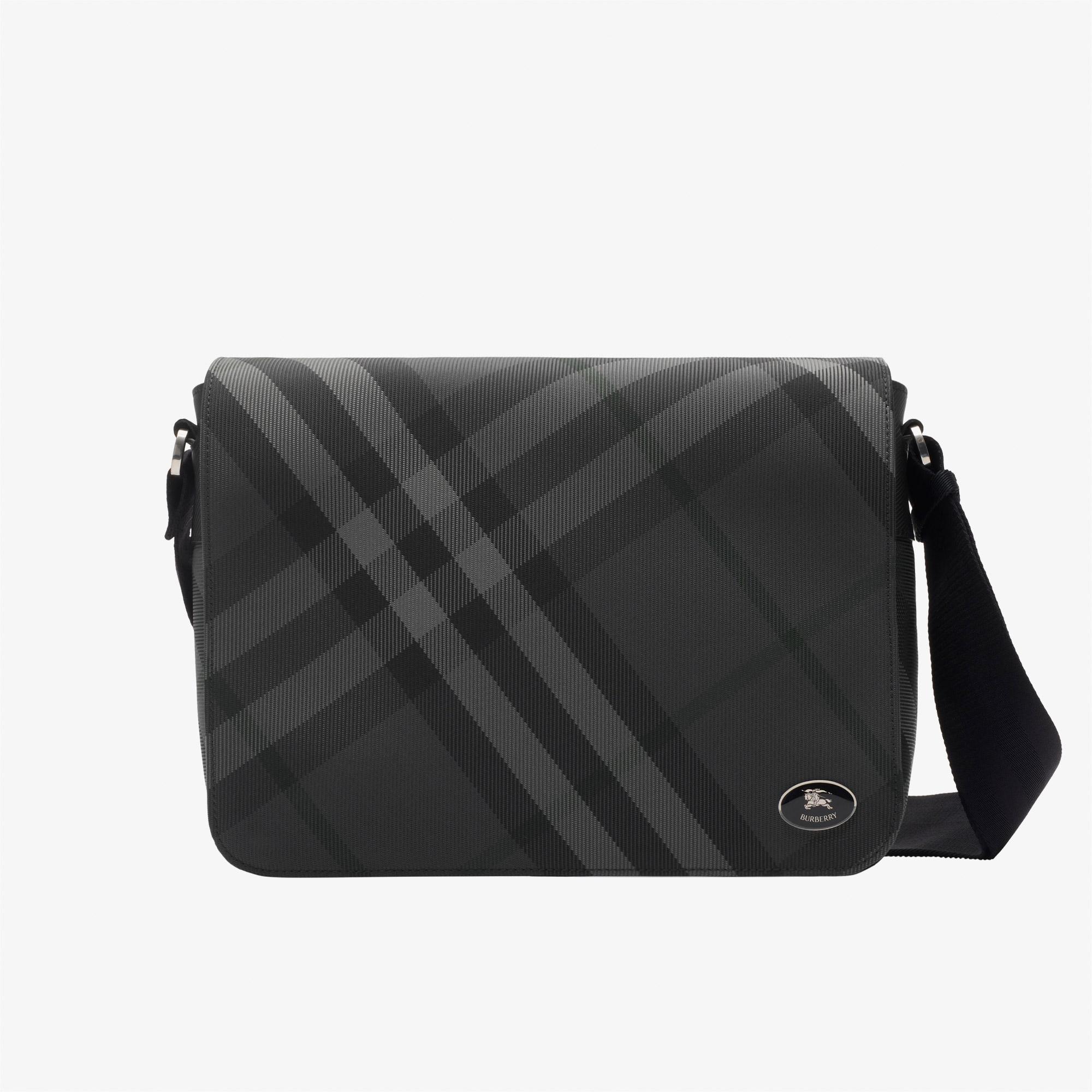 Burberry Heritage Messenger Erkek Gri Çanta