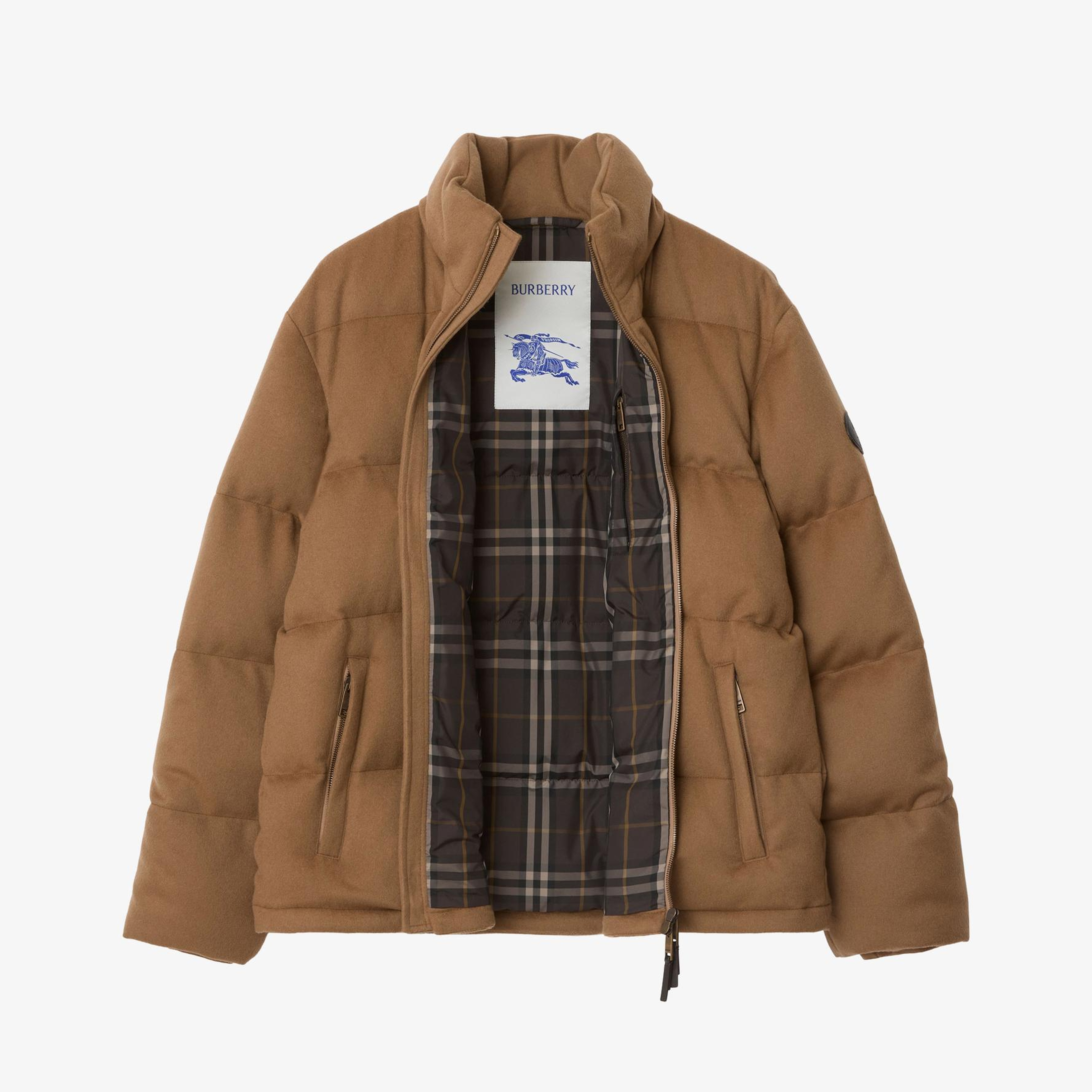 Burberry Snowdon Erkek Bej Mont