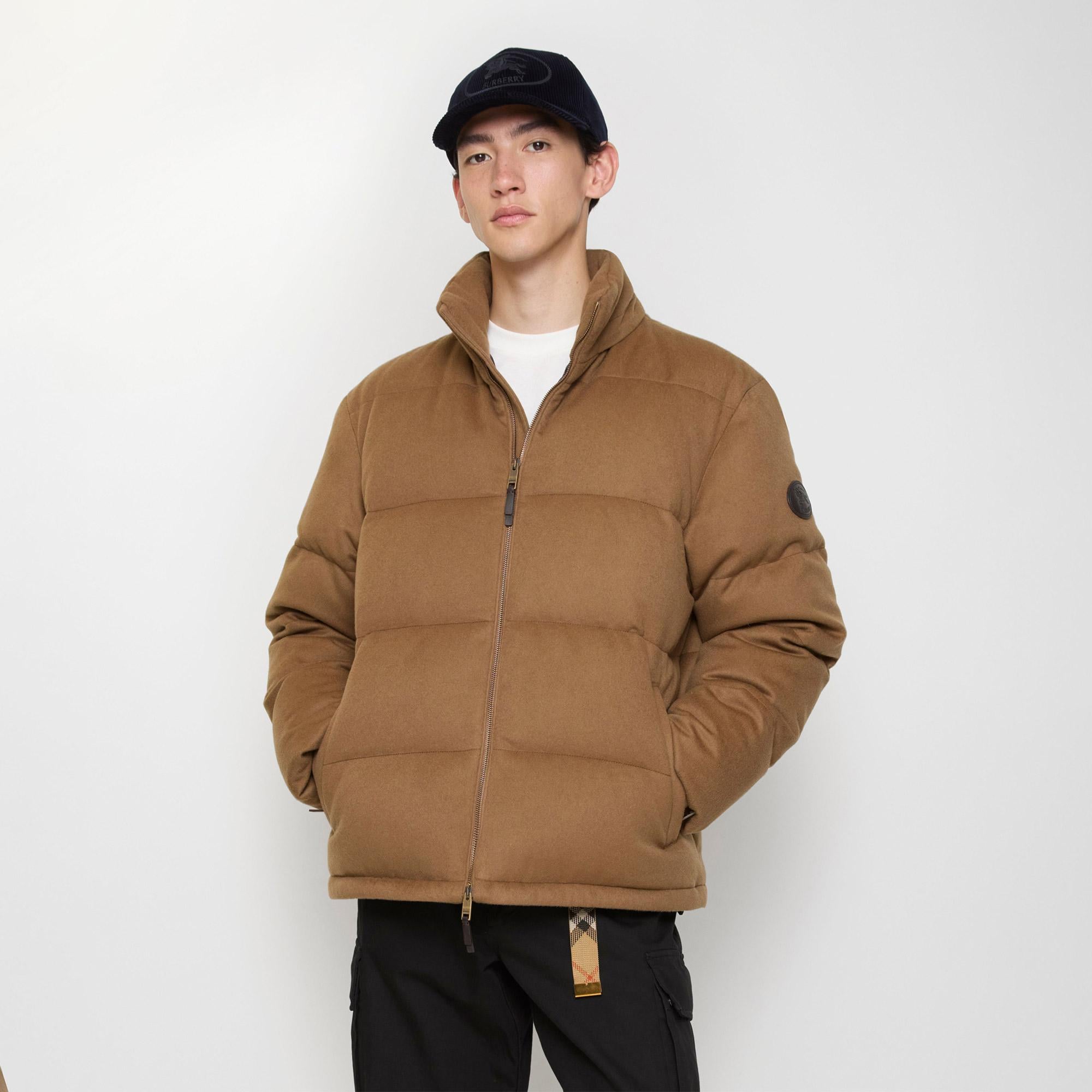 Burberry Snowdon Erkek Bej Mont
