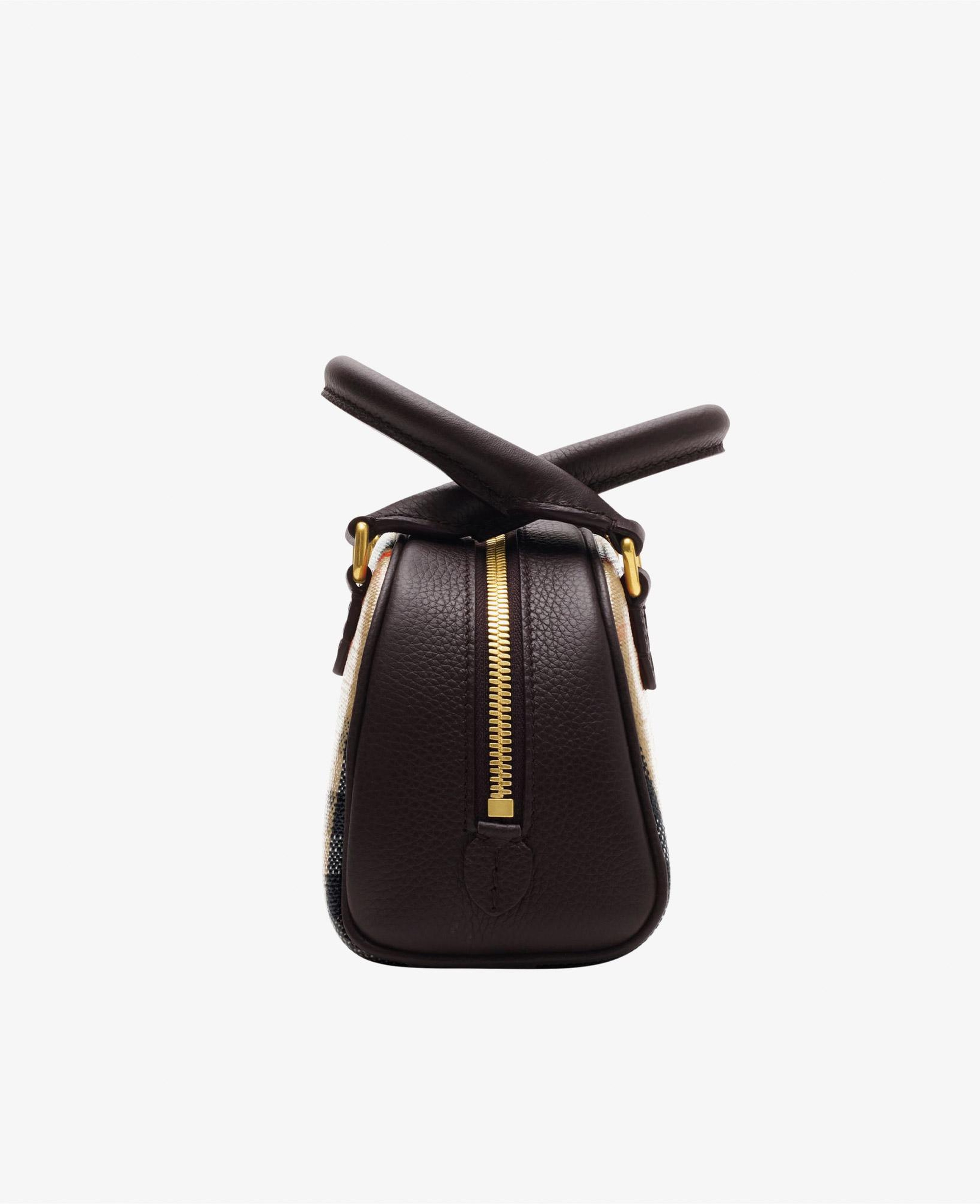 Burberry Highlands Bowling Kadın Bej Keten Çanta