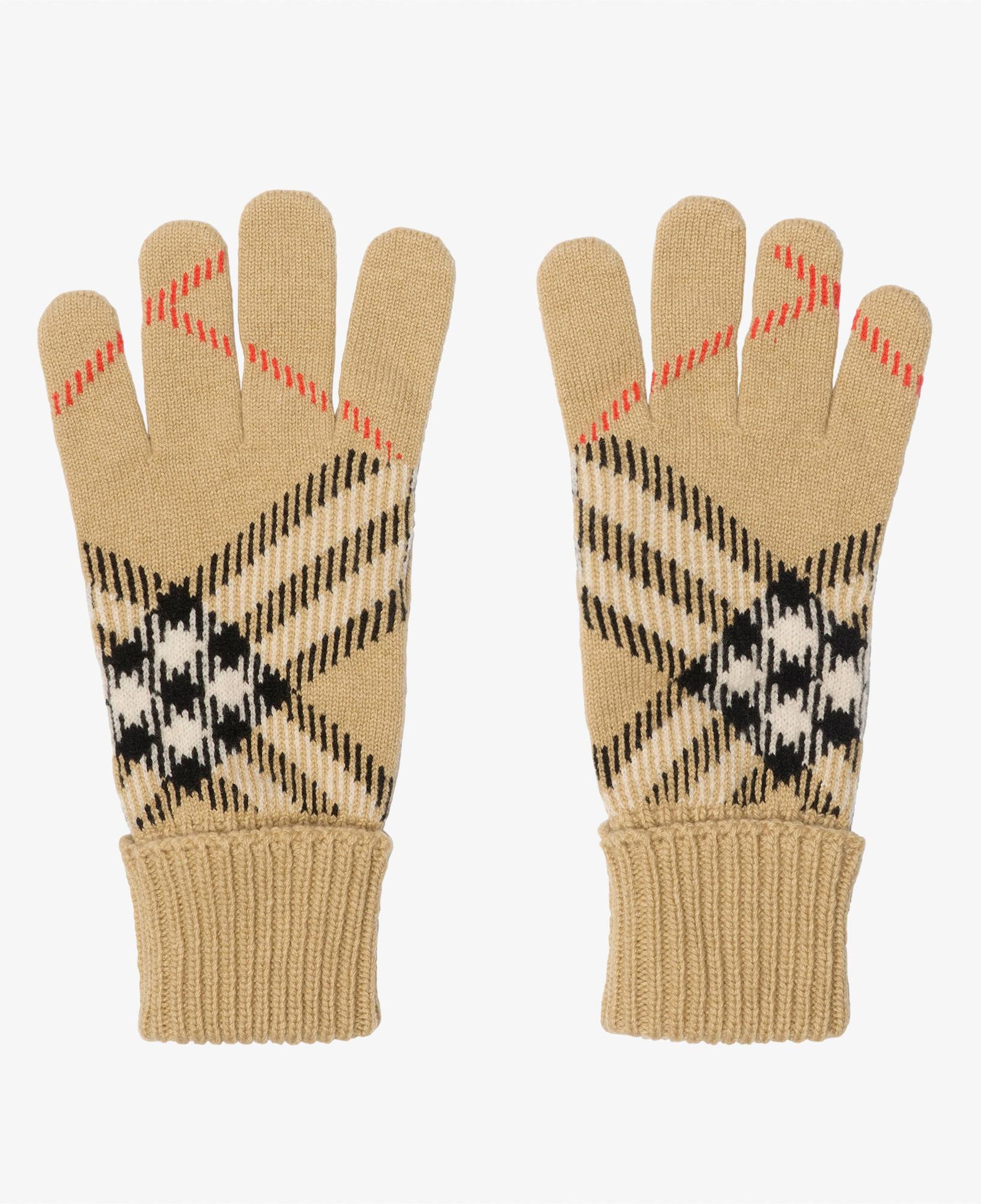 Burberry Core Check Erkek Bej Eldiven