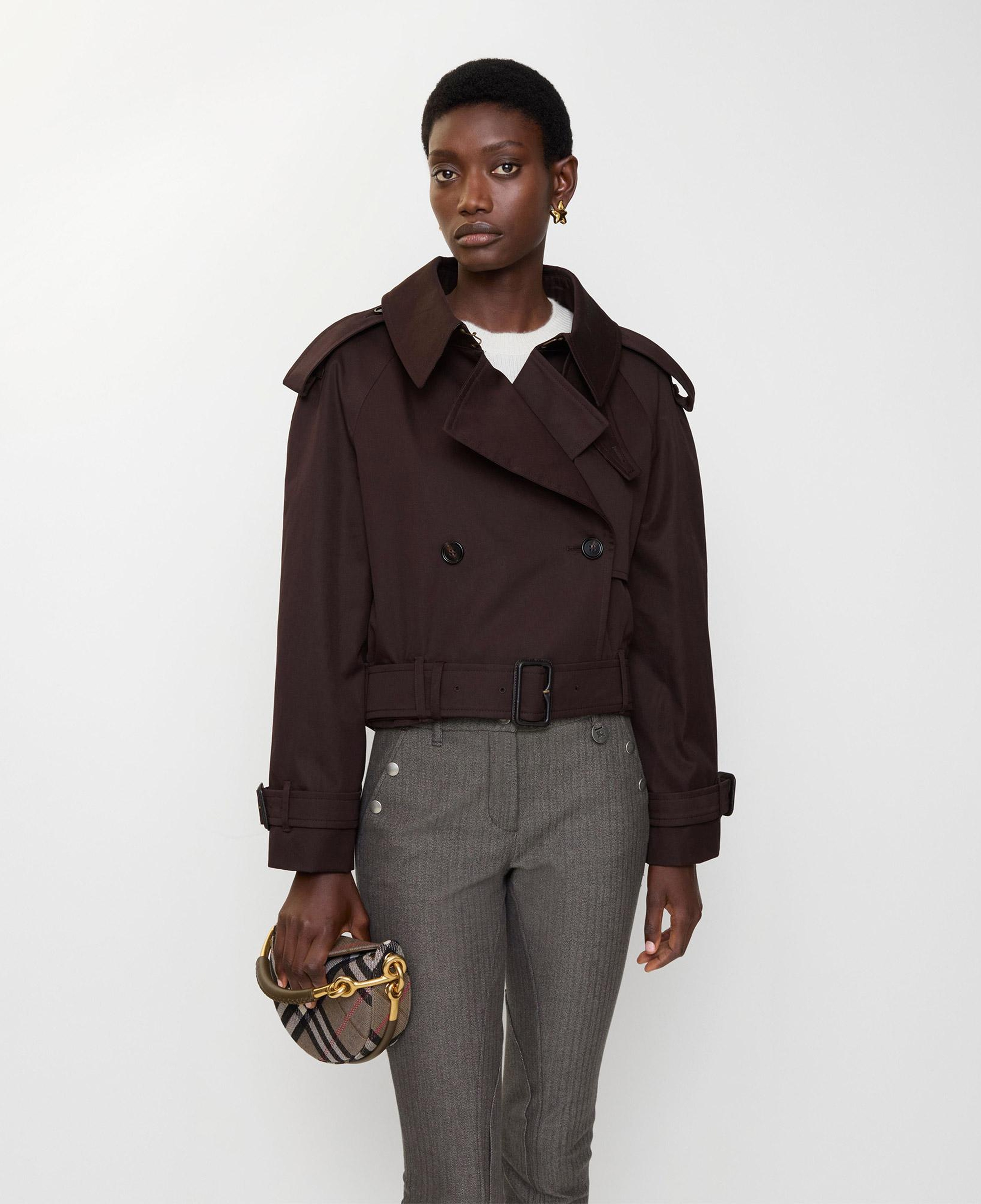 Burberry Dolebury Kadın Kahverengi Pardesü