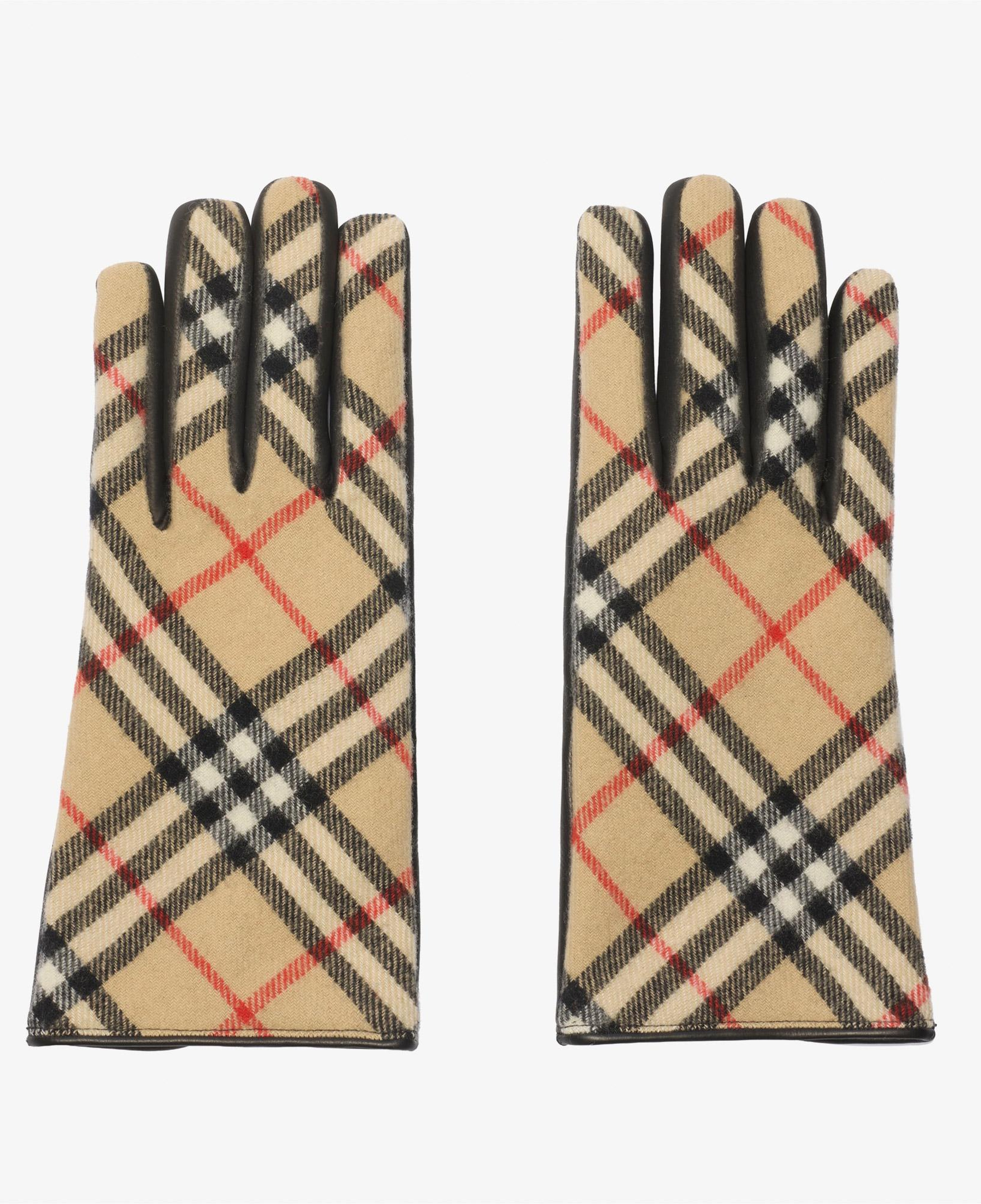 Burberry Core Check Erkek Bej Eldiven