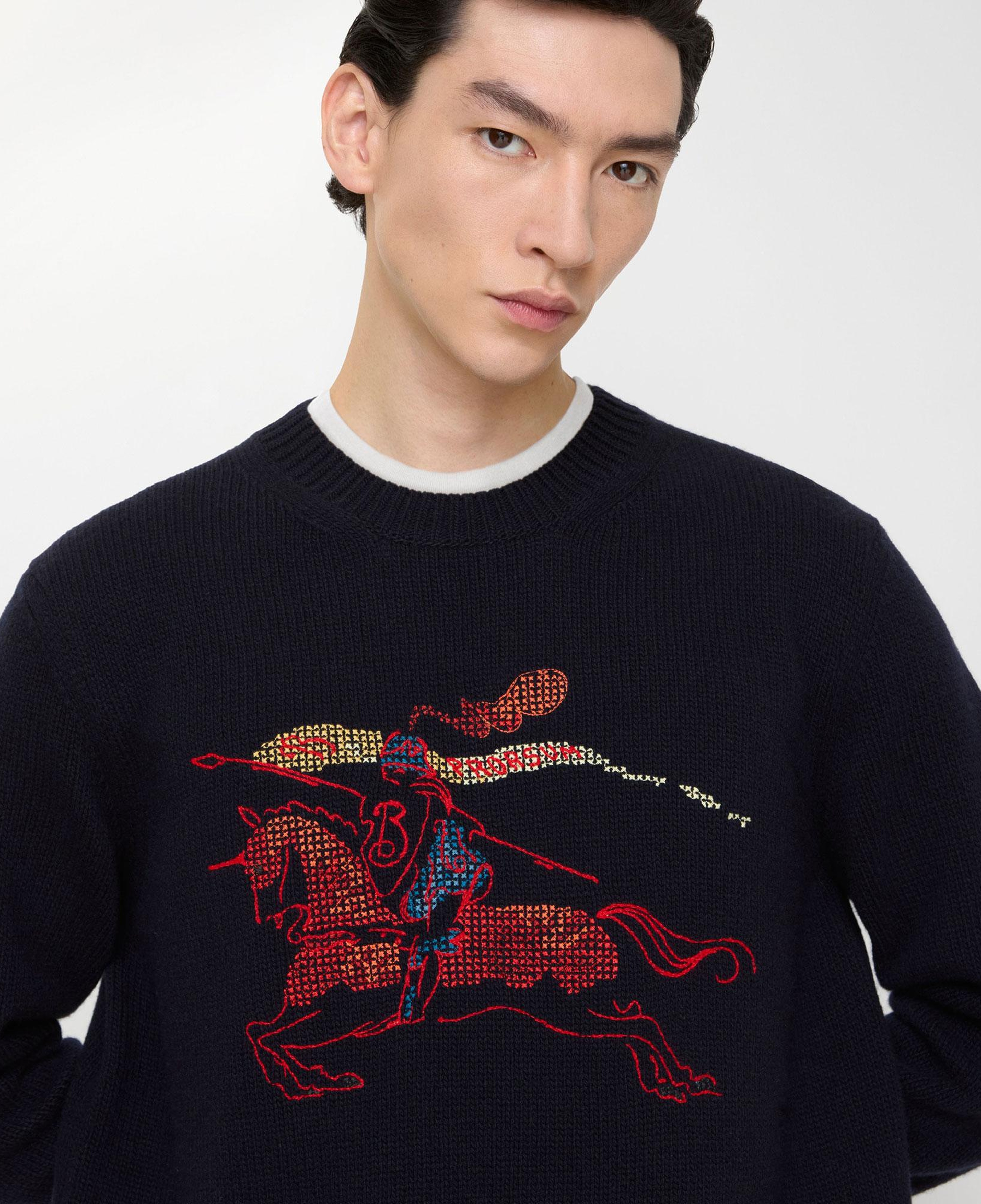 Burberry Bobby Erkek Lacivert Triko