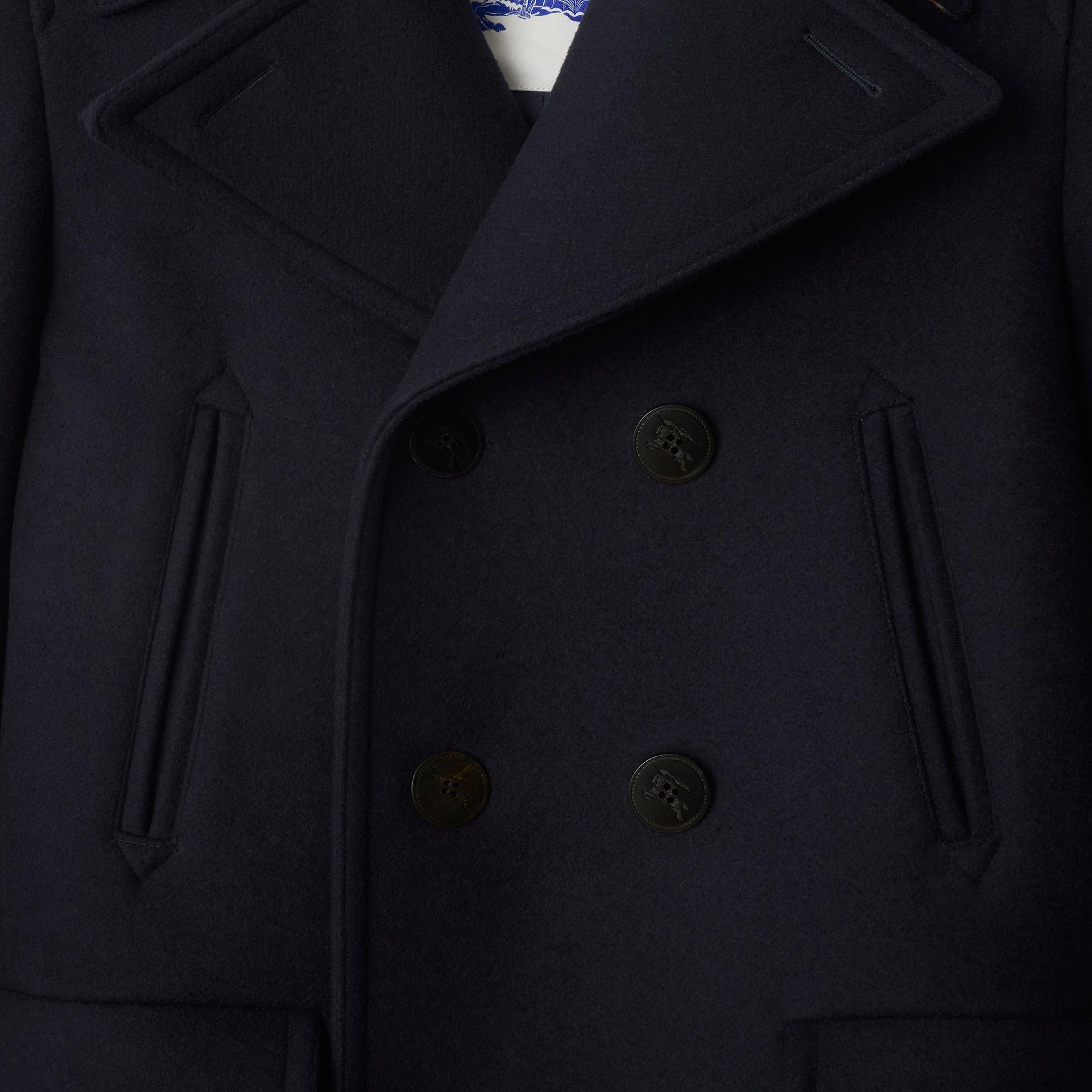 Burberry Shelborne Erkek Lacivert Kaban