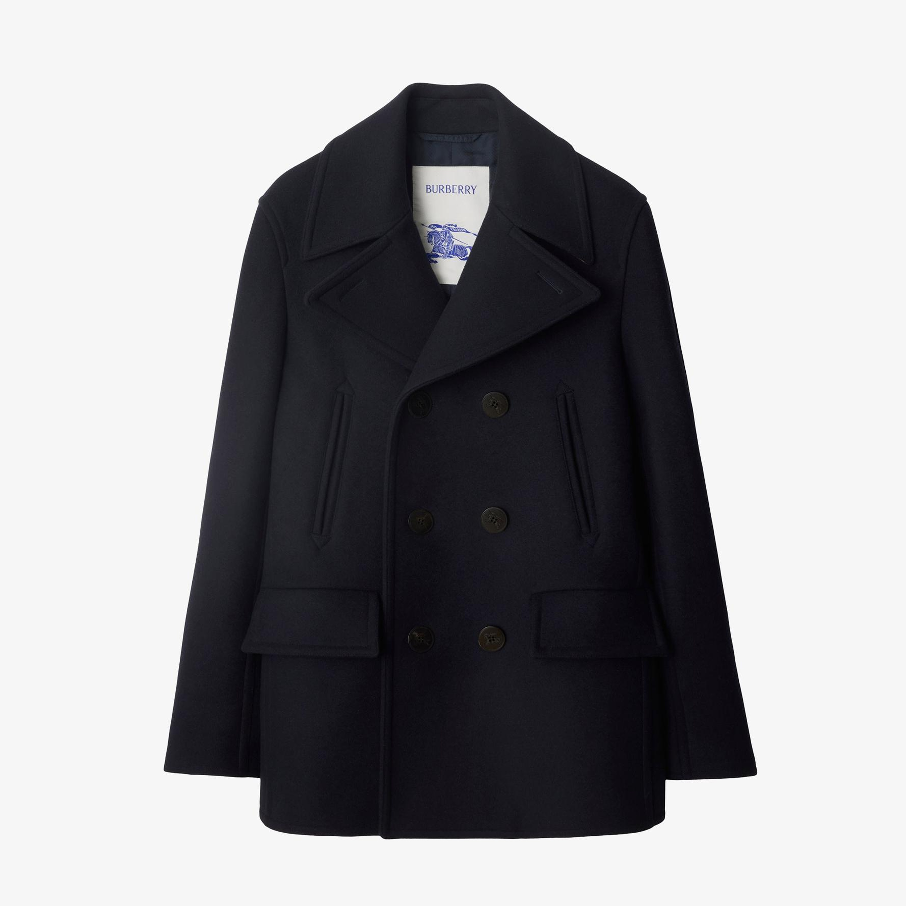 Burberry Shelborne Erkek Lacivert Kaban