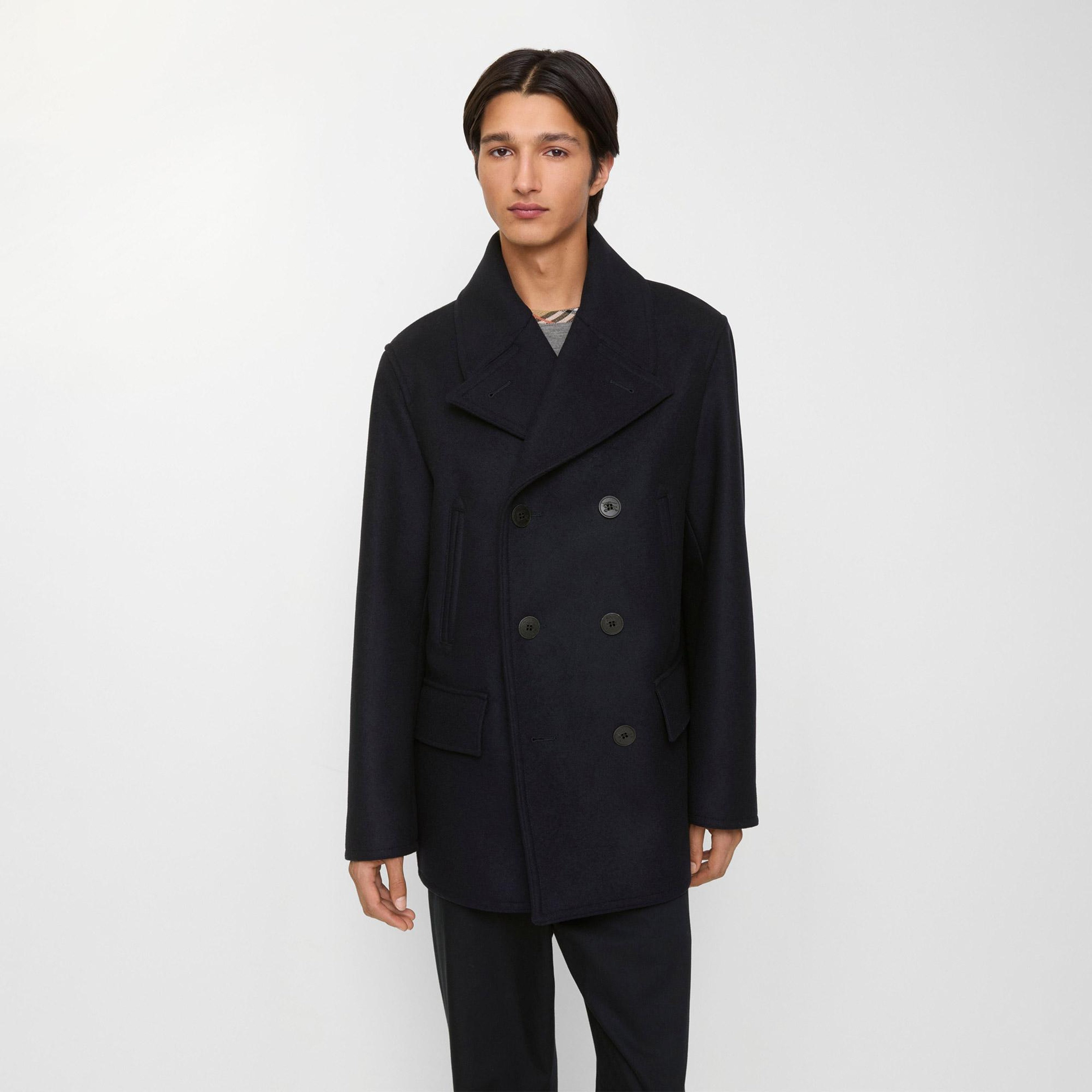 Burberry Shelborne Erkek Lacivert Kaban