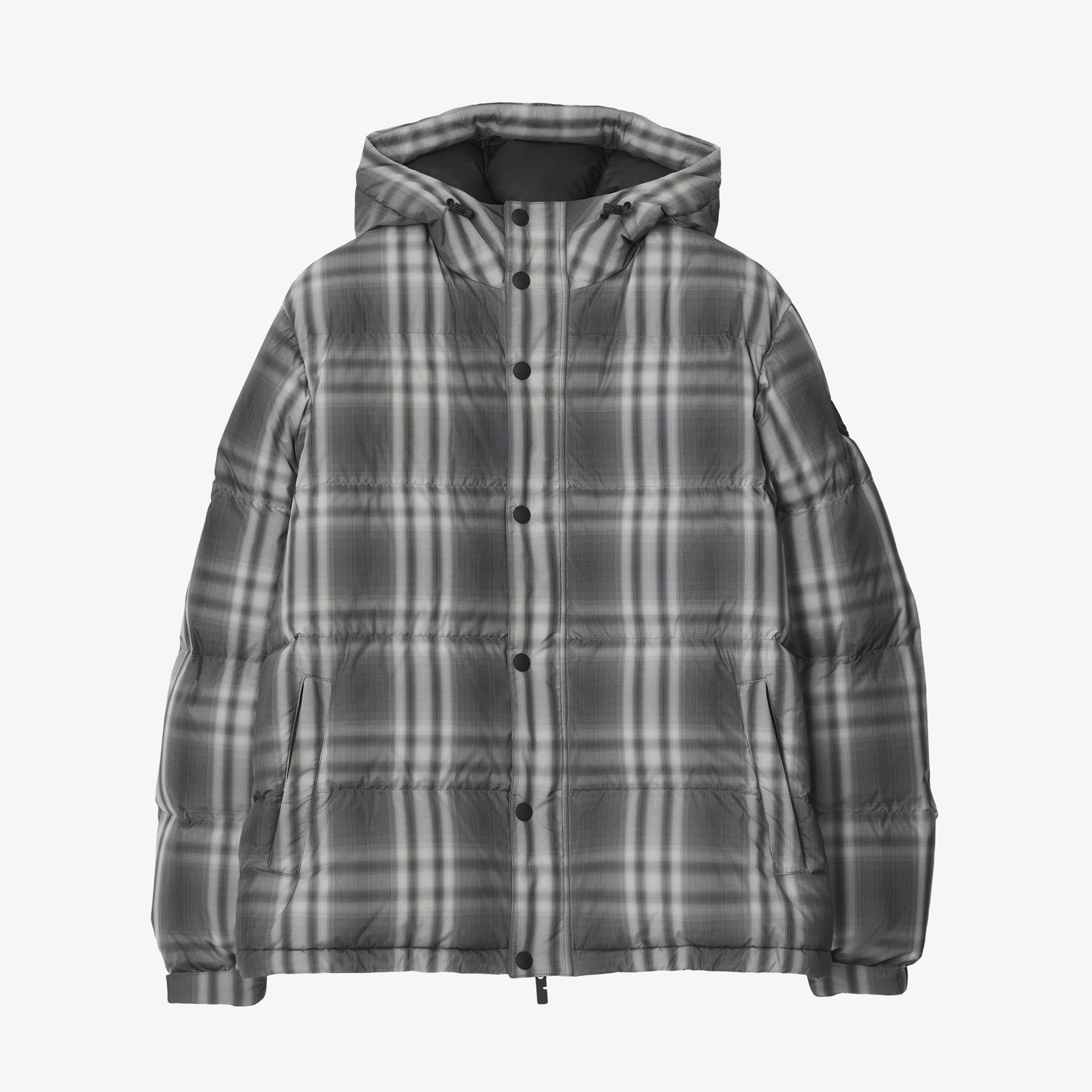 Burberry Snowdonia Check Erkek Siyah Mont