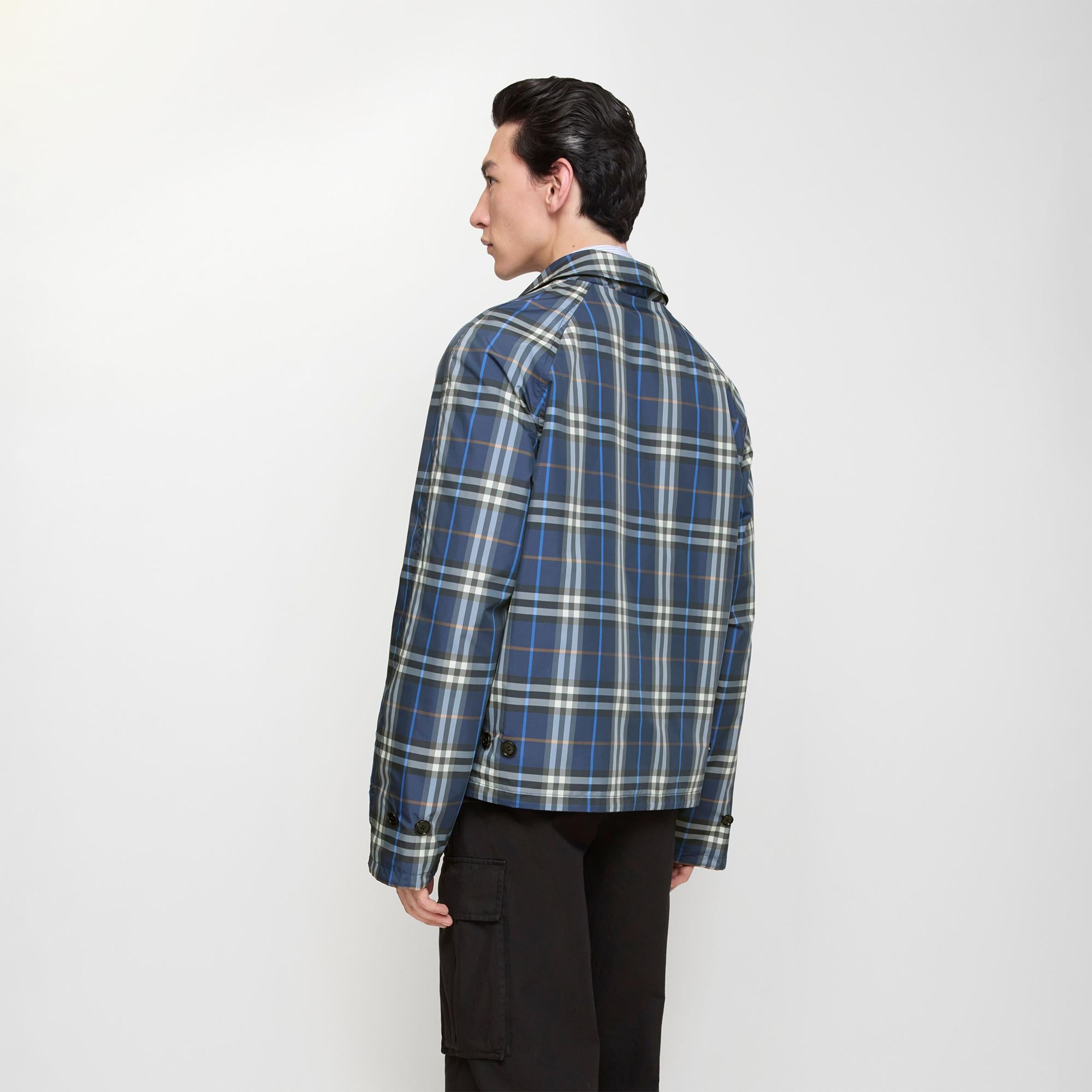 Burberry Hodson Erkek Lacivert Polar Ceket