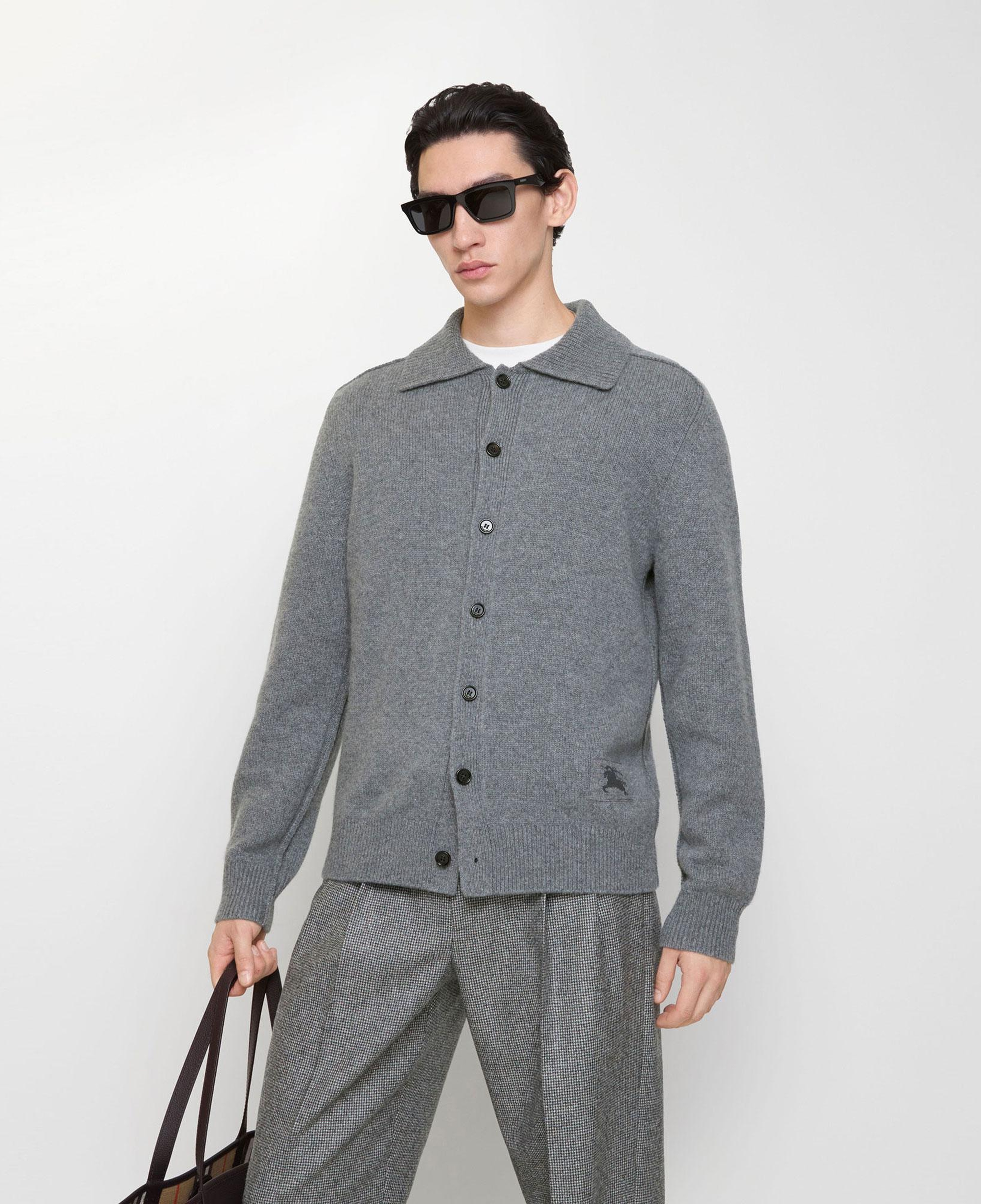 Burberry Channing Erkek Gri Hırka