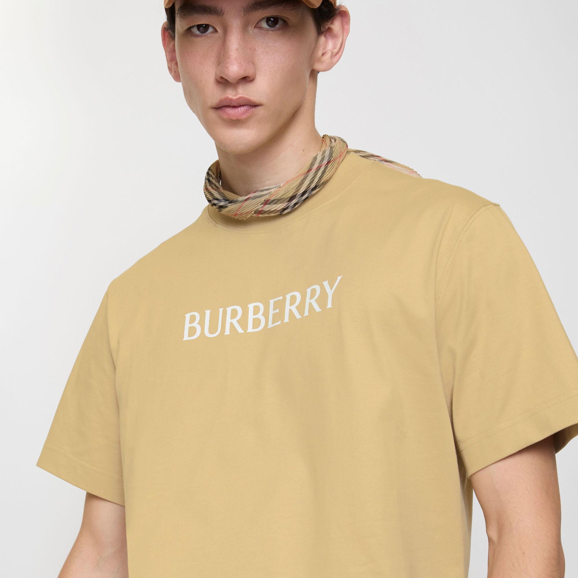 Burberry Seth Erkek Bej Tişört