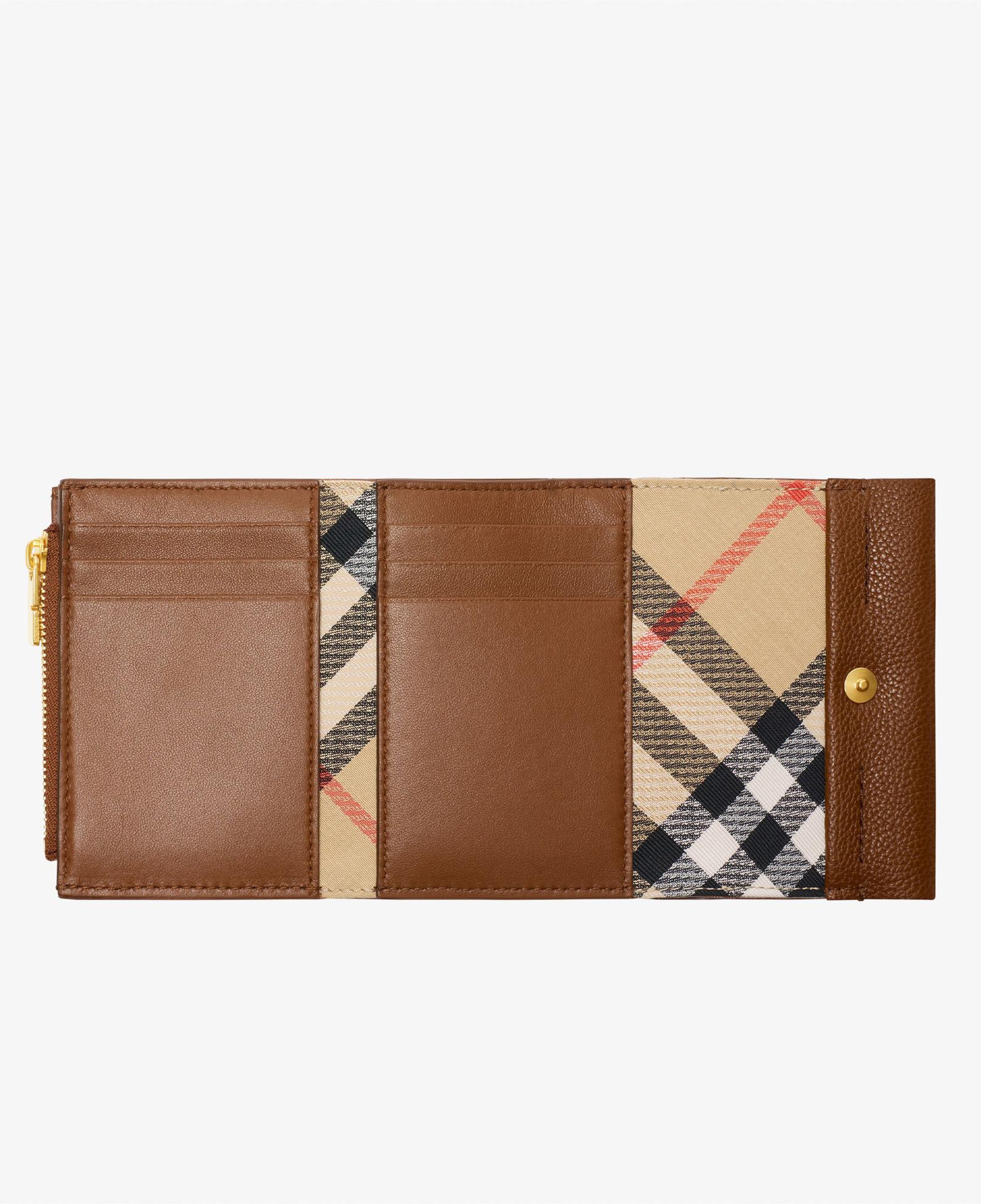 Burberry Cotswolds Compact Kadın Kahverengi Cüzdan