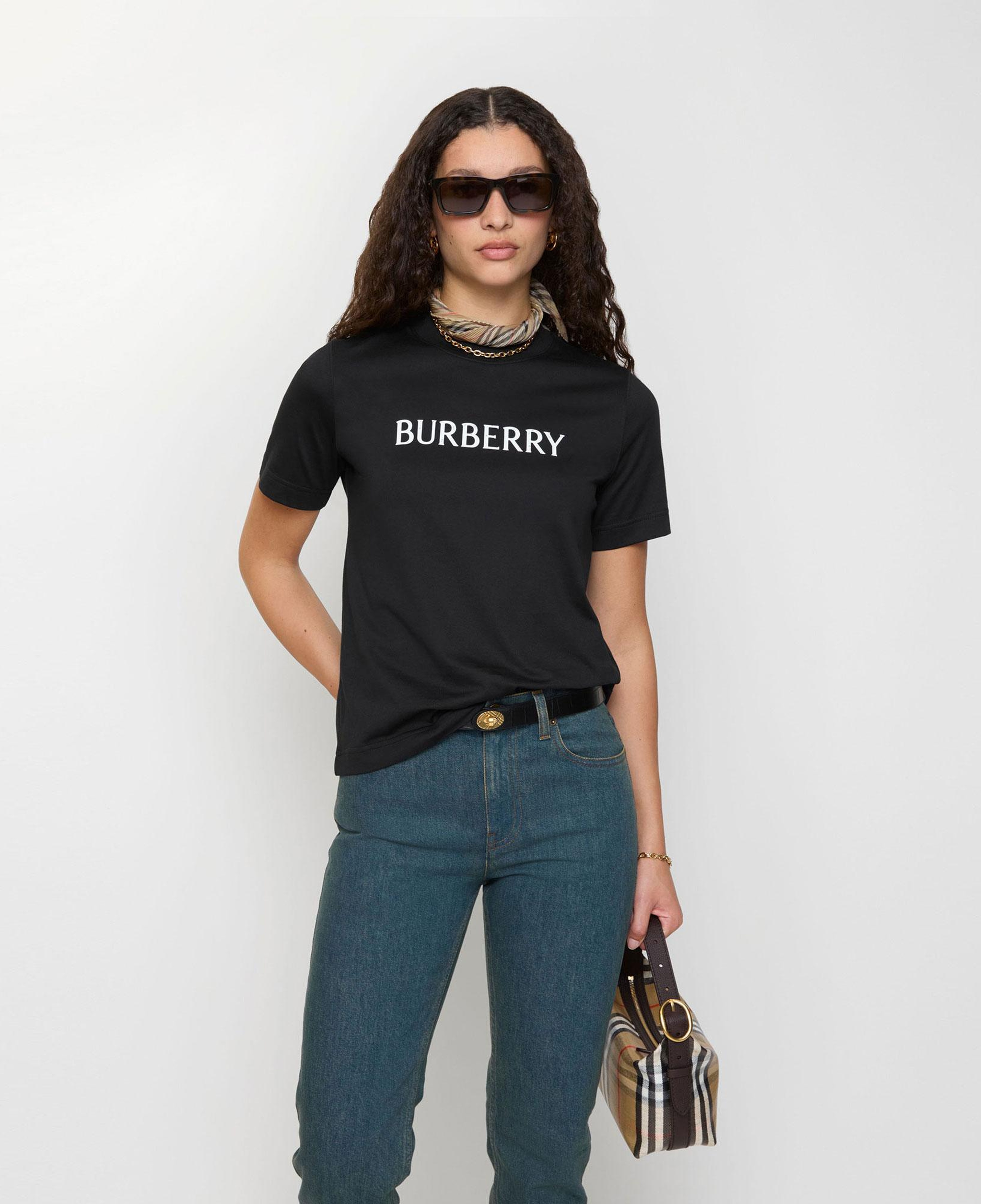 Burberry Frankie Kadın Siyah Tişört