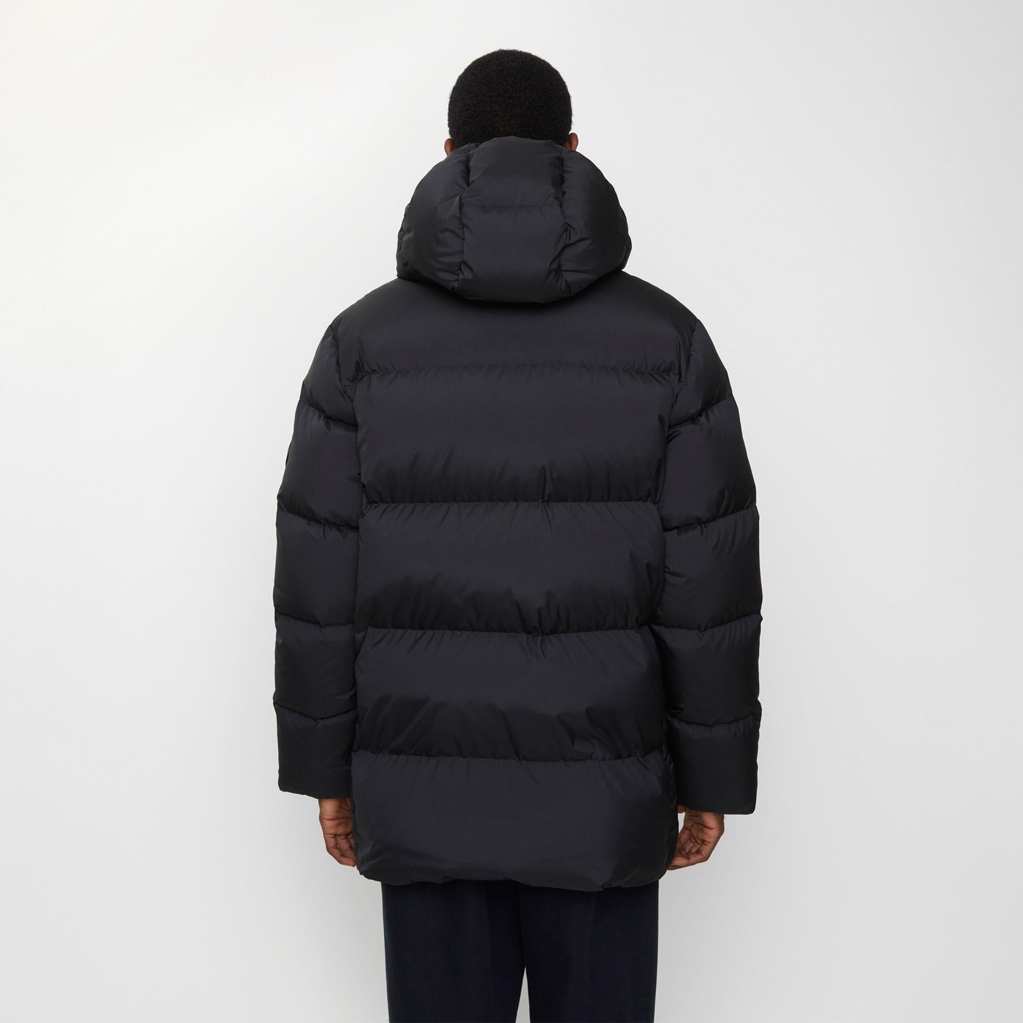 Burberry Burford Erkek Siyah Mont
