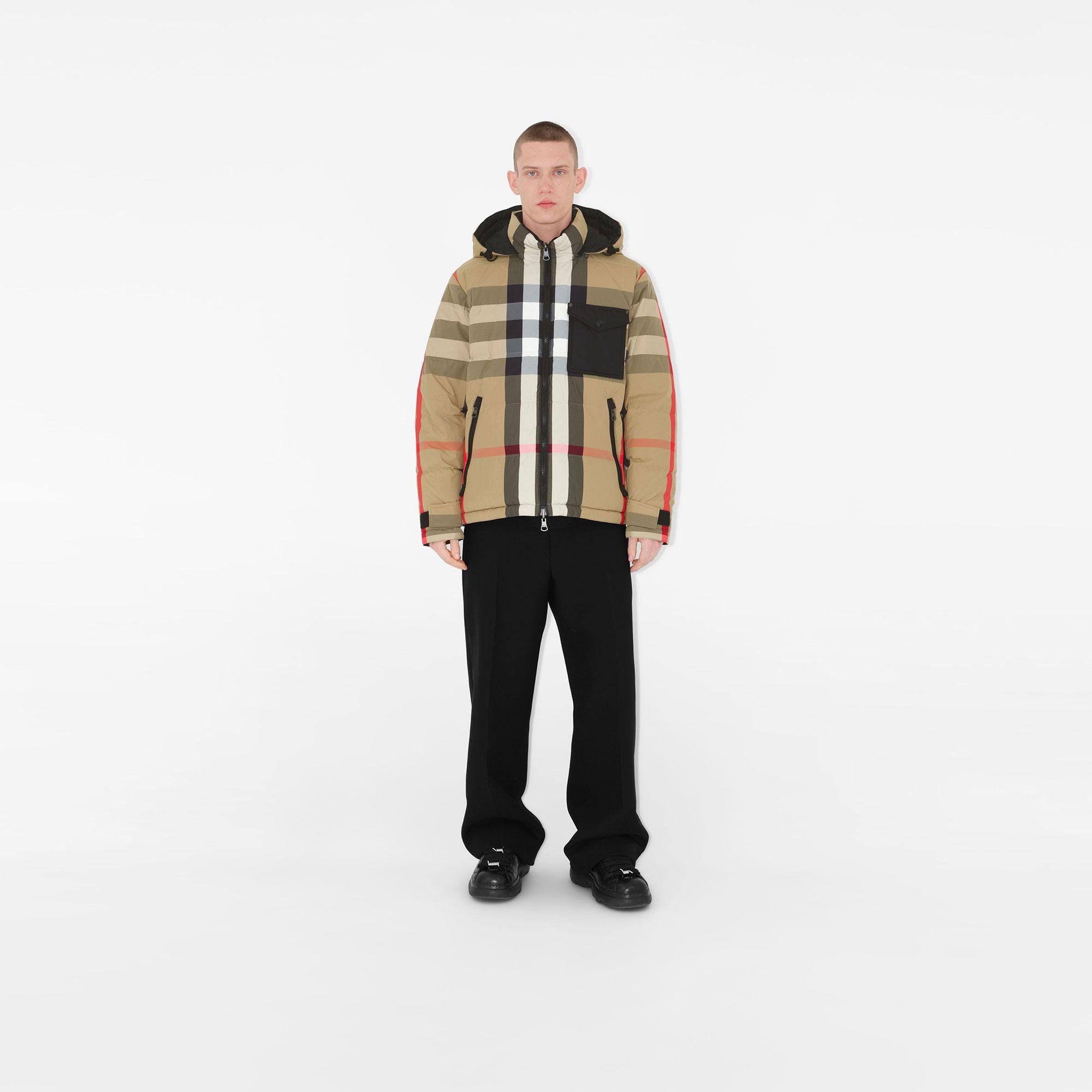 Burberry Rutland Erkek Bej Mont