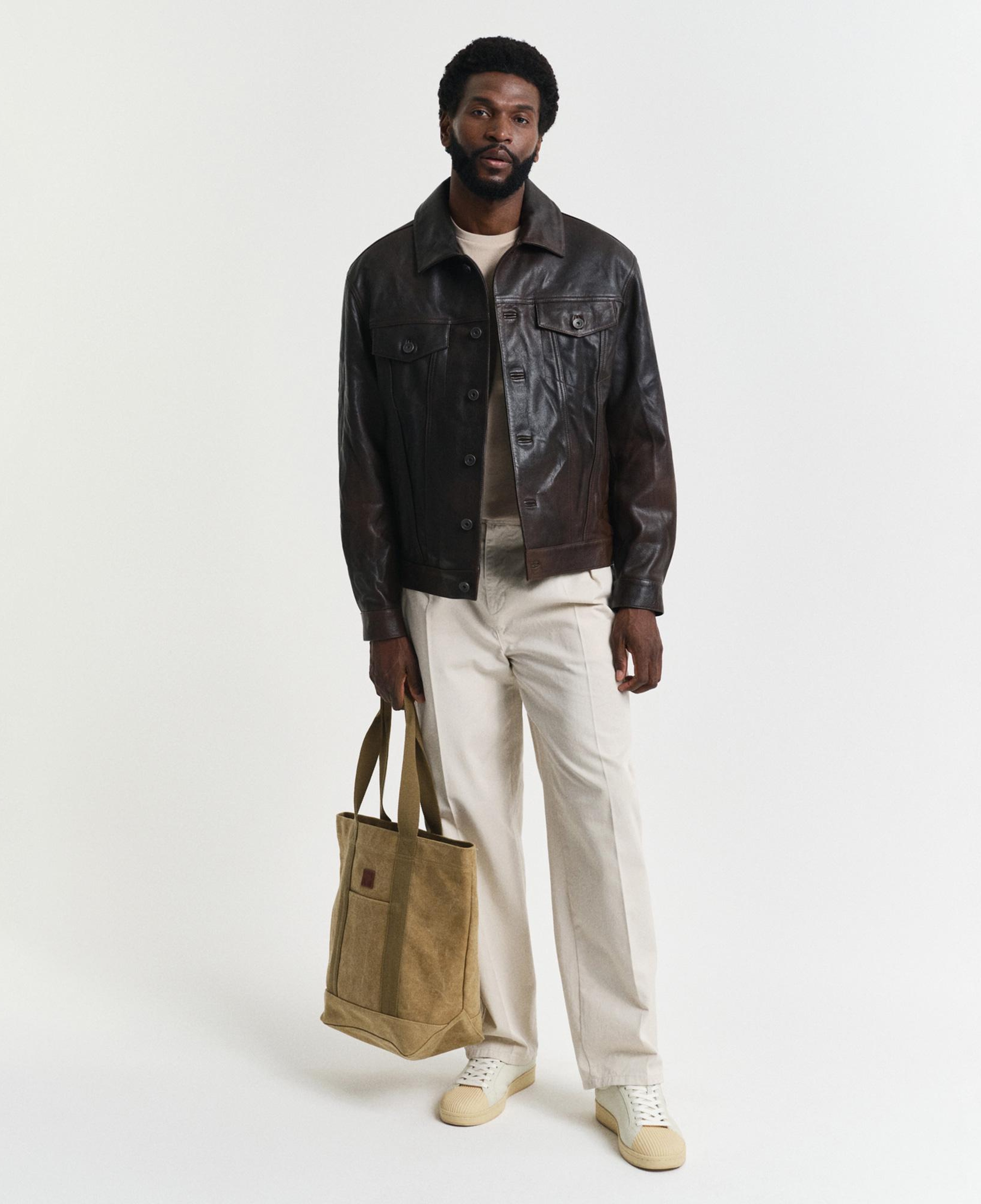 GANT Erkek Bej Regular Fit Bisiklet Yaka T-Shirt