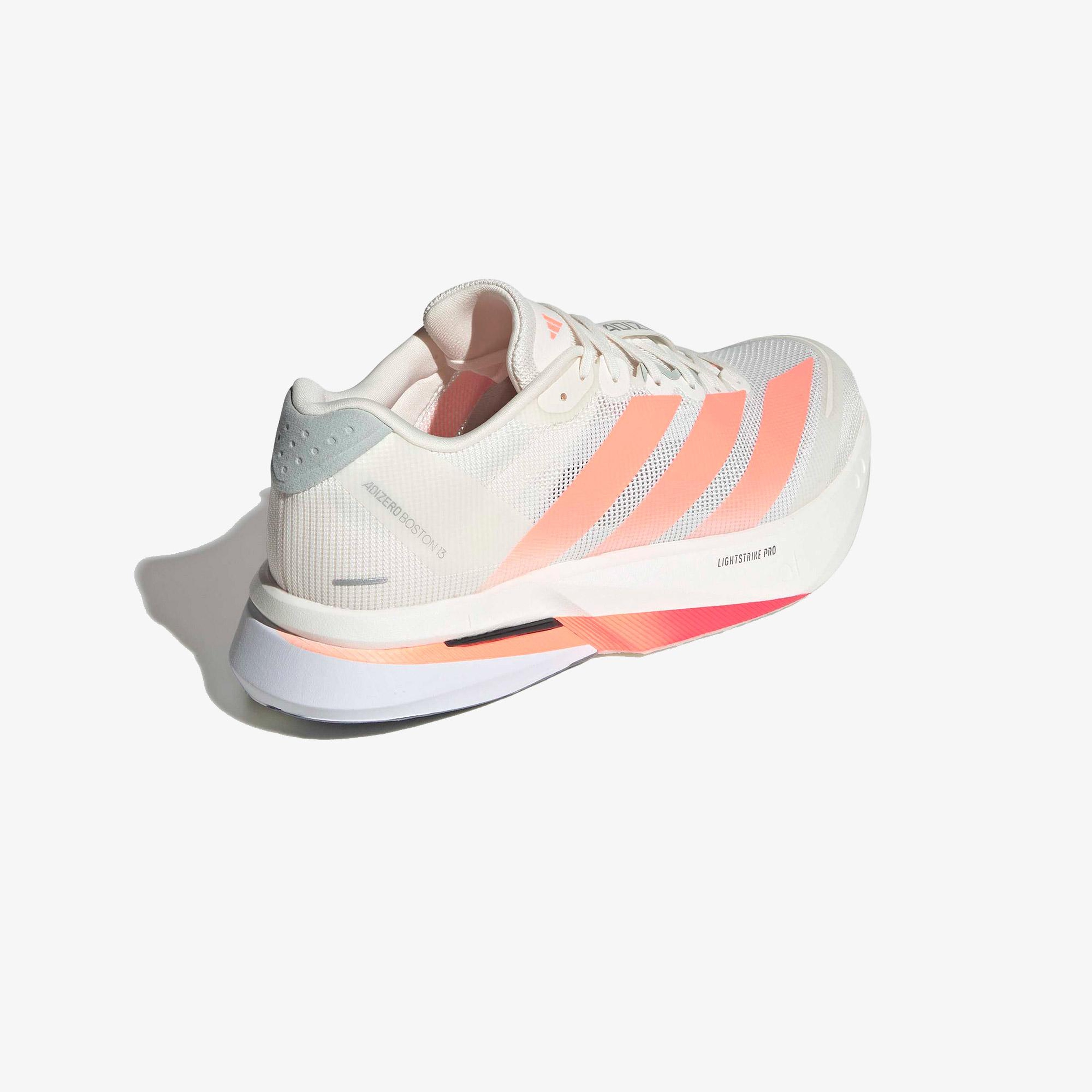 adidas Adizero Boston 13 Unisex Beyaz Koşu Ayakkabısı