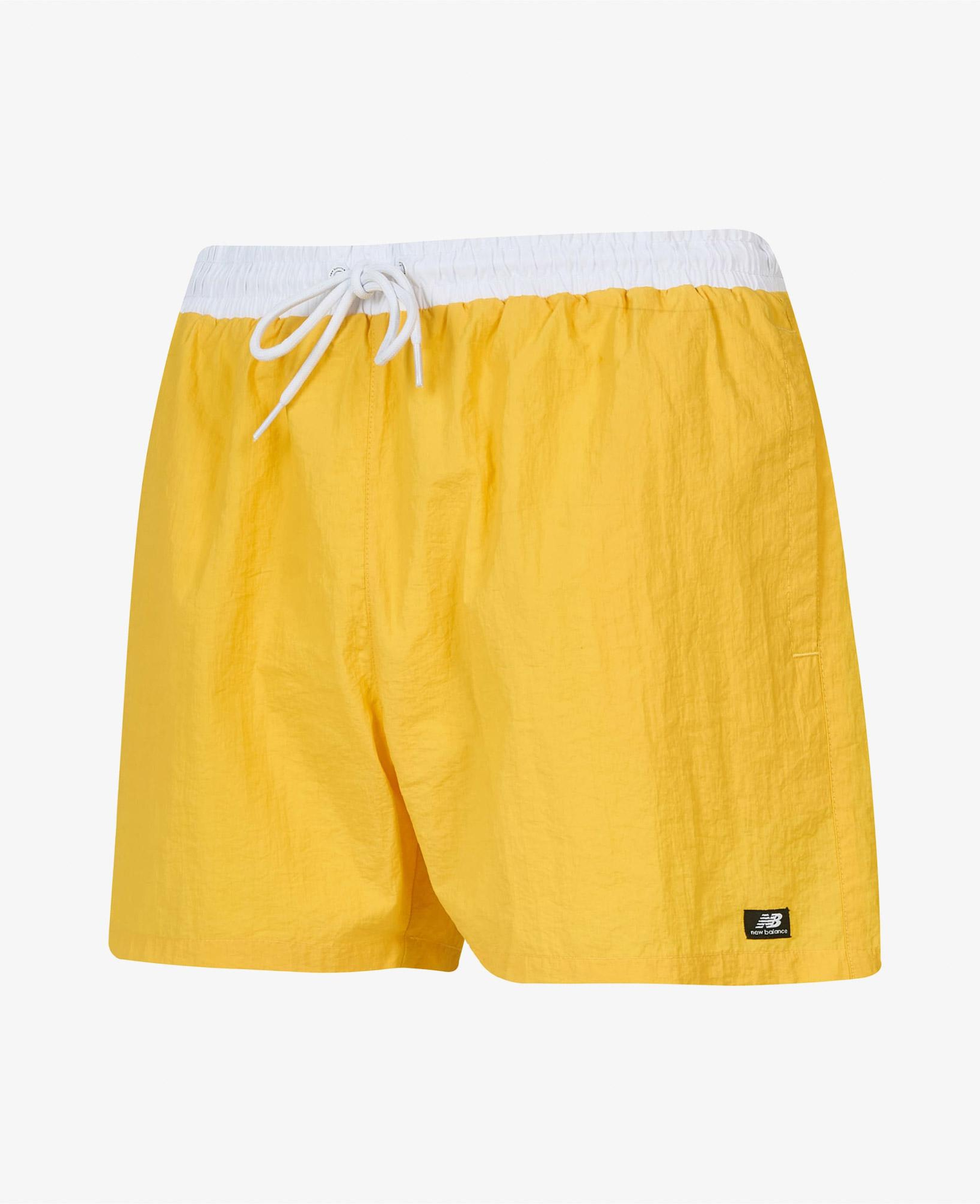 New Balance Lifestyle Erkek Sarı Deniz Şortu