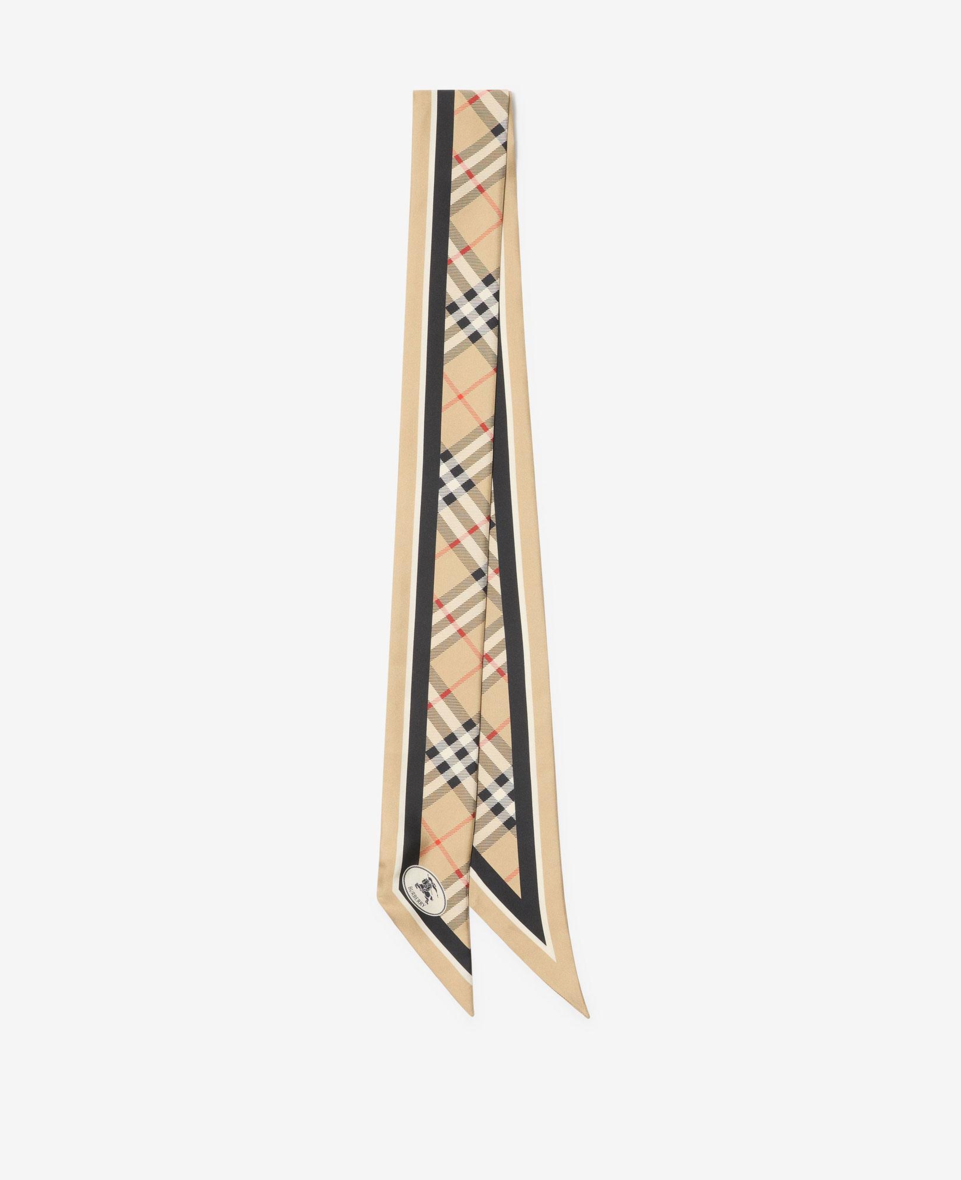 Burberry Check Border Kadın Bej Eşarp