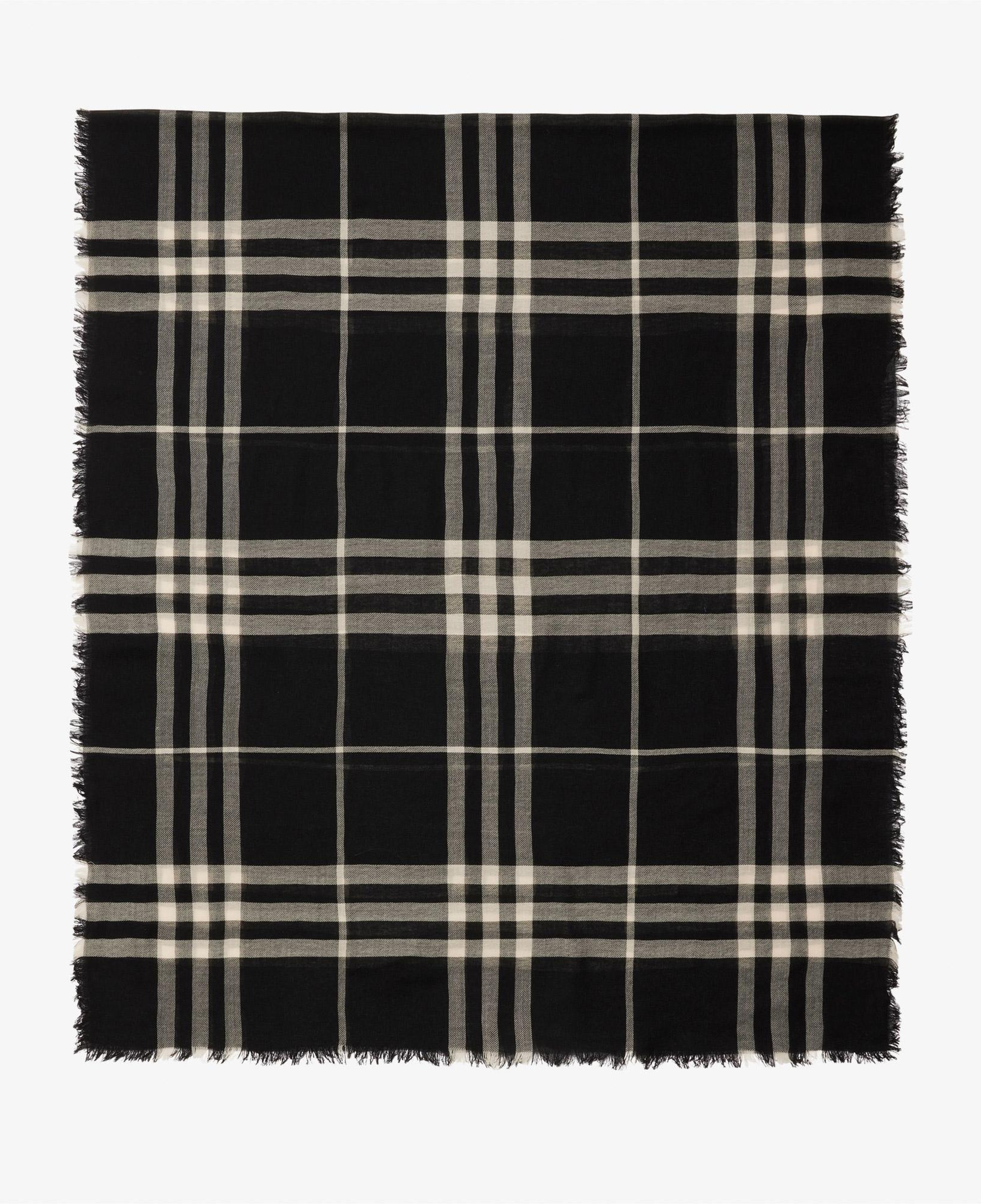 Burberry Check Yün Kadın Siyah Atkı