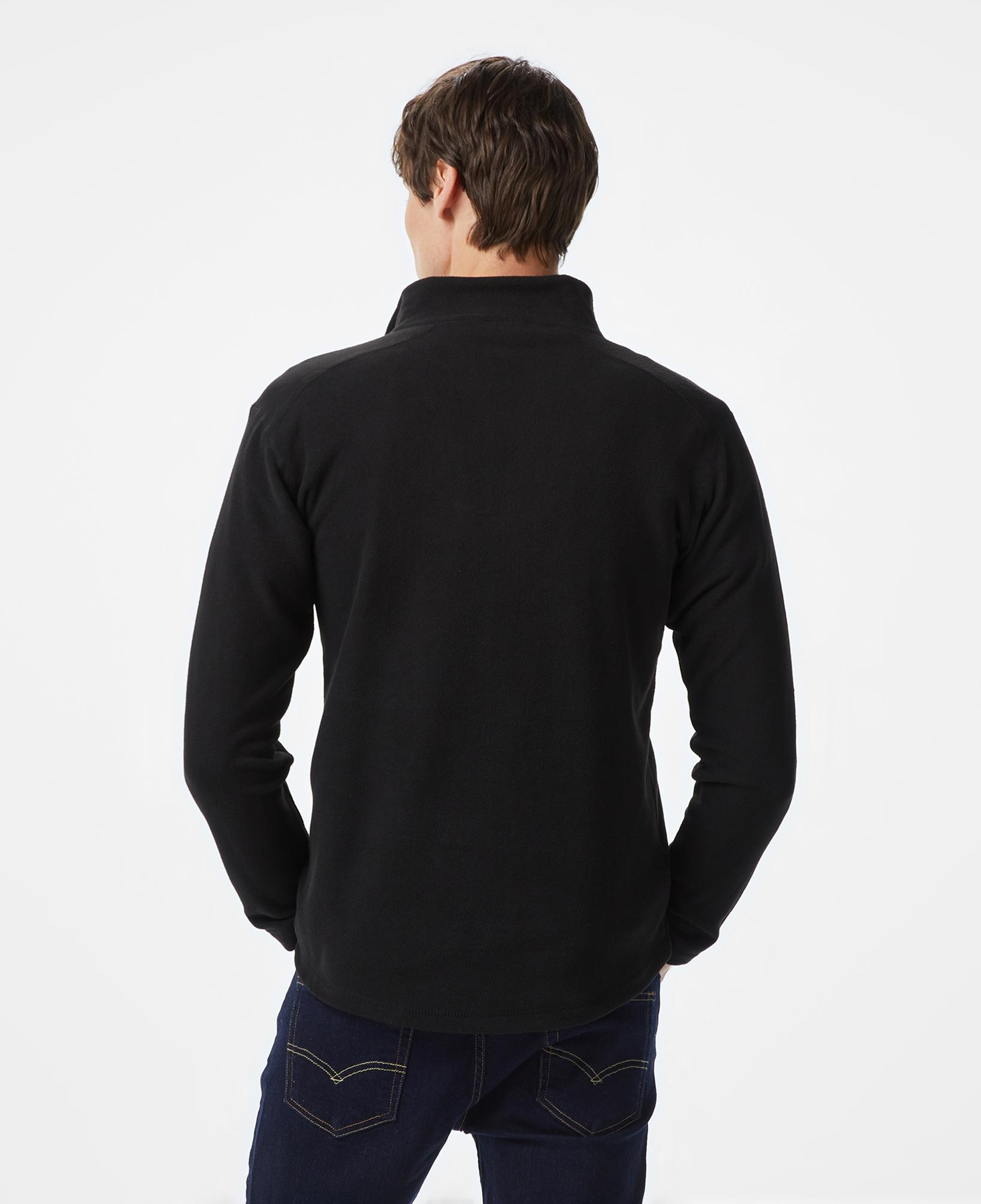 Helly Hansen Mount Erkek Siyah Yarım Fermuarlı Polar
